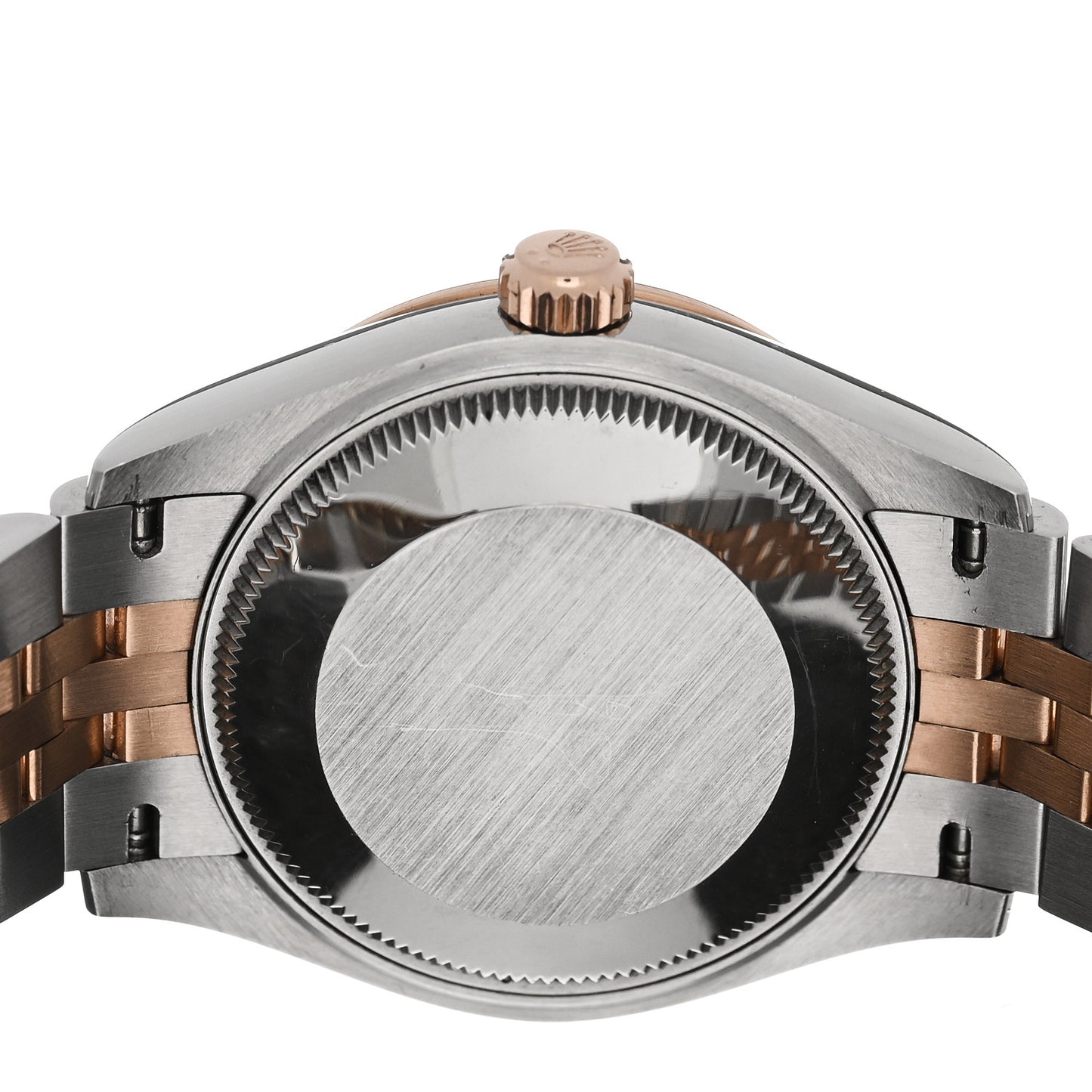 Stainless Steel 18K Everose Gold 31mm Oyster Perpetual Datejust Watch Sundust Roman 278271