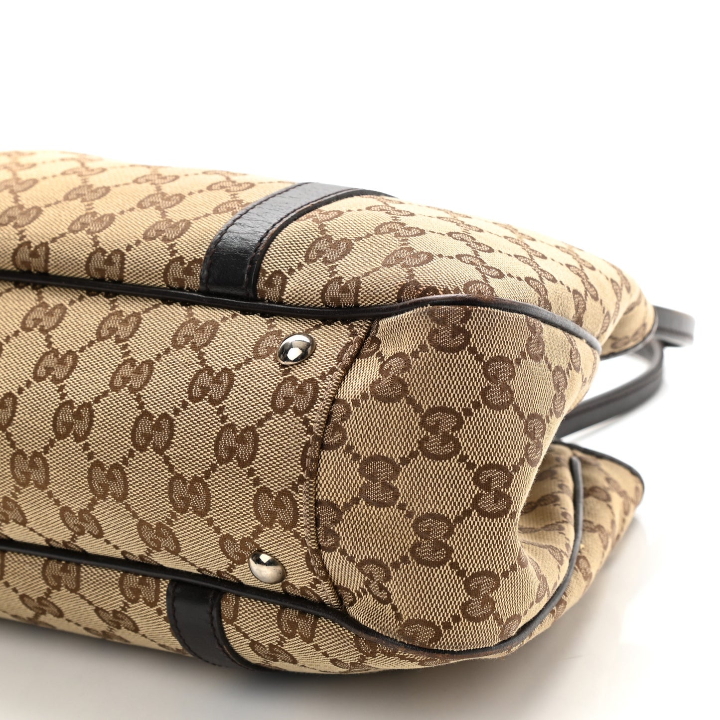 Monogram Medium Twins Tote Dark Brown