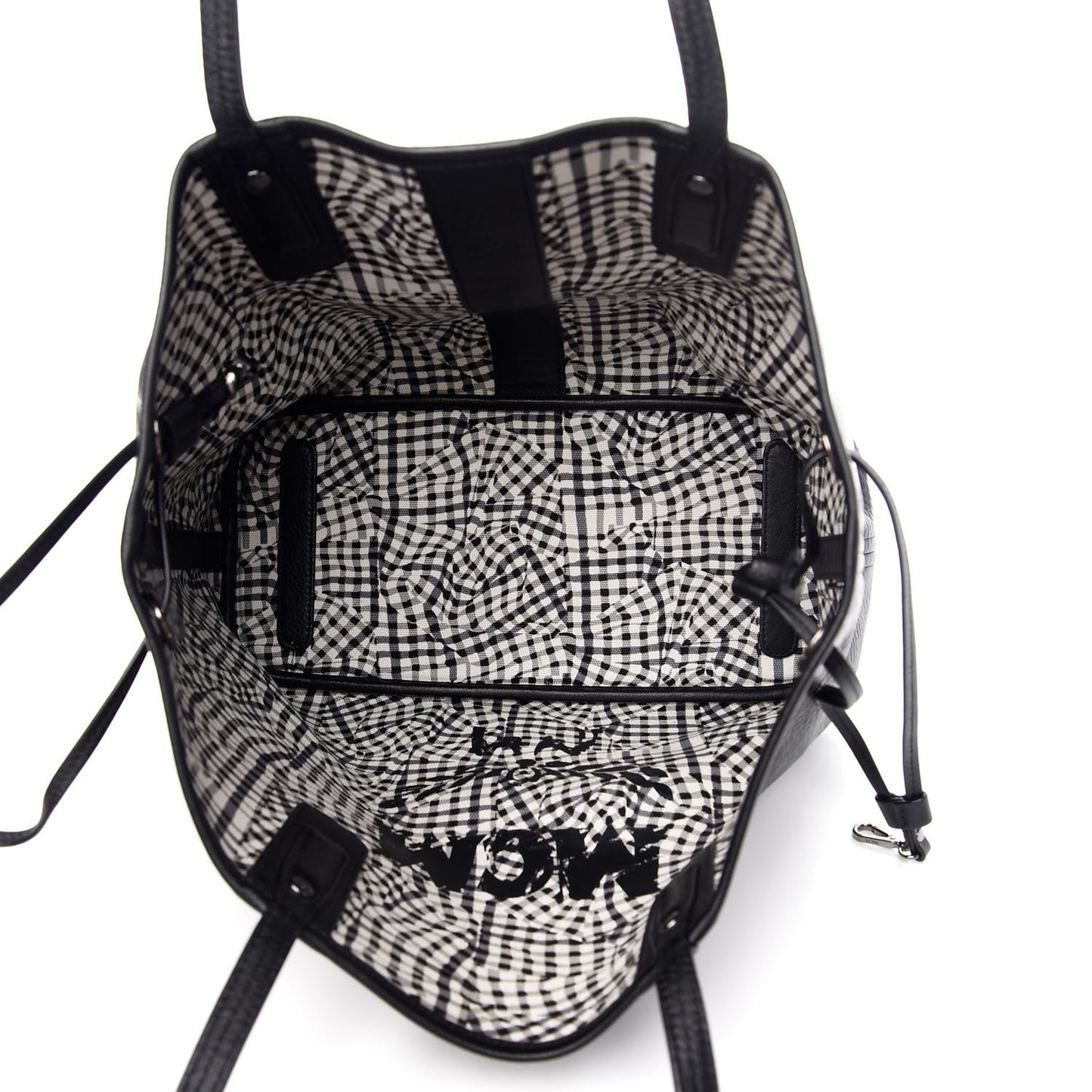 Visetos Medium Liz Reversible Shopper Tote Black