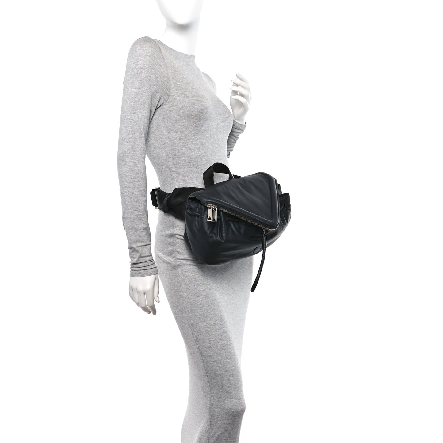 Nappa Beak Belt Bag Black