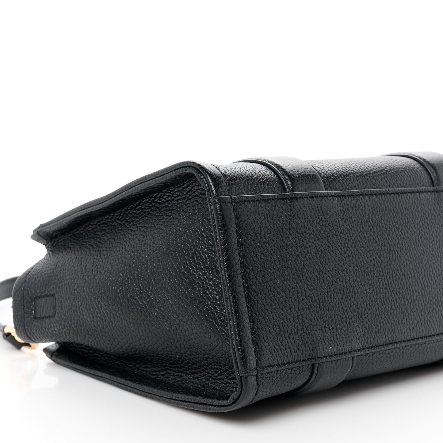 Grained Calfskin Small The Tote Bag Black
