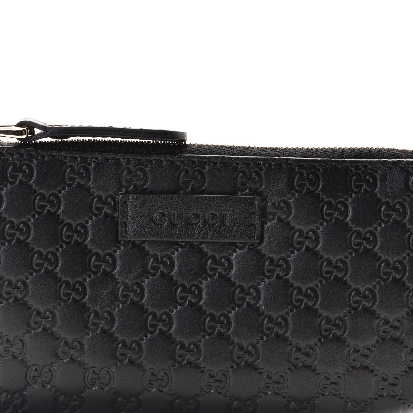 Microguccissima Key Ring Coin Case Black