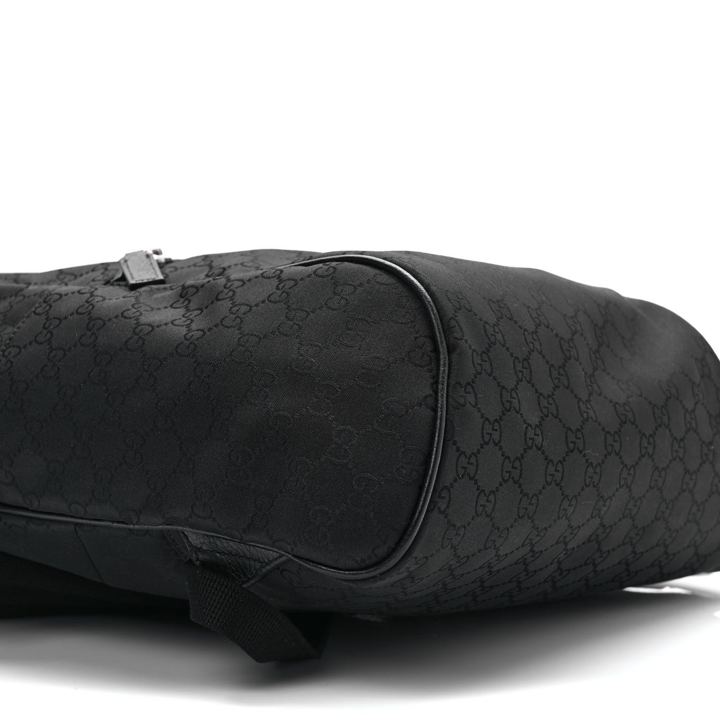 Nylon Monogram Slim Backpack Black