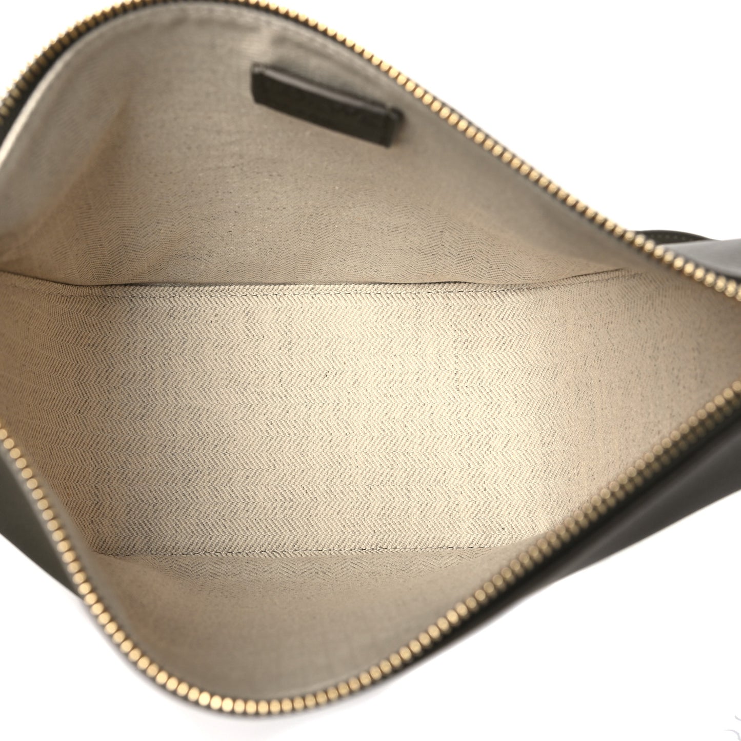 Calfskin Mini Hammock Hobo Dark Khaki Green