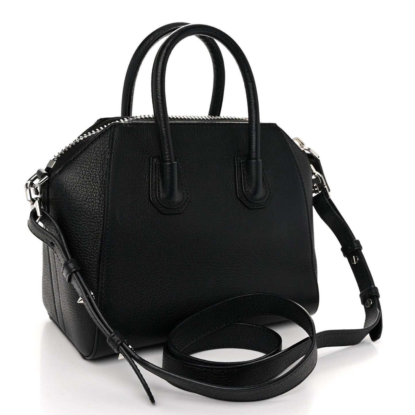 Sugar Goatskin Mini Antigona Black