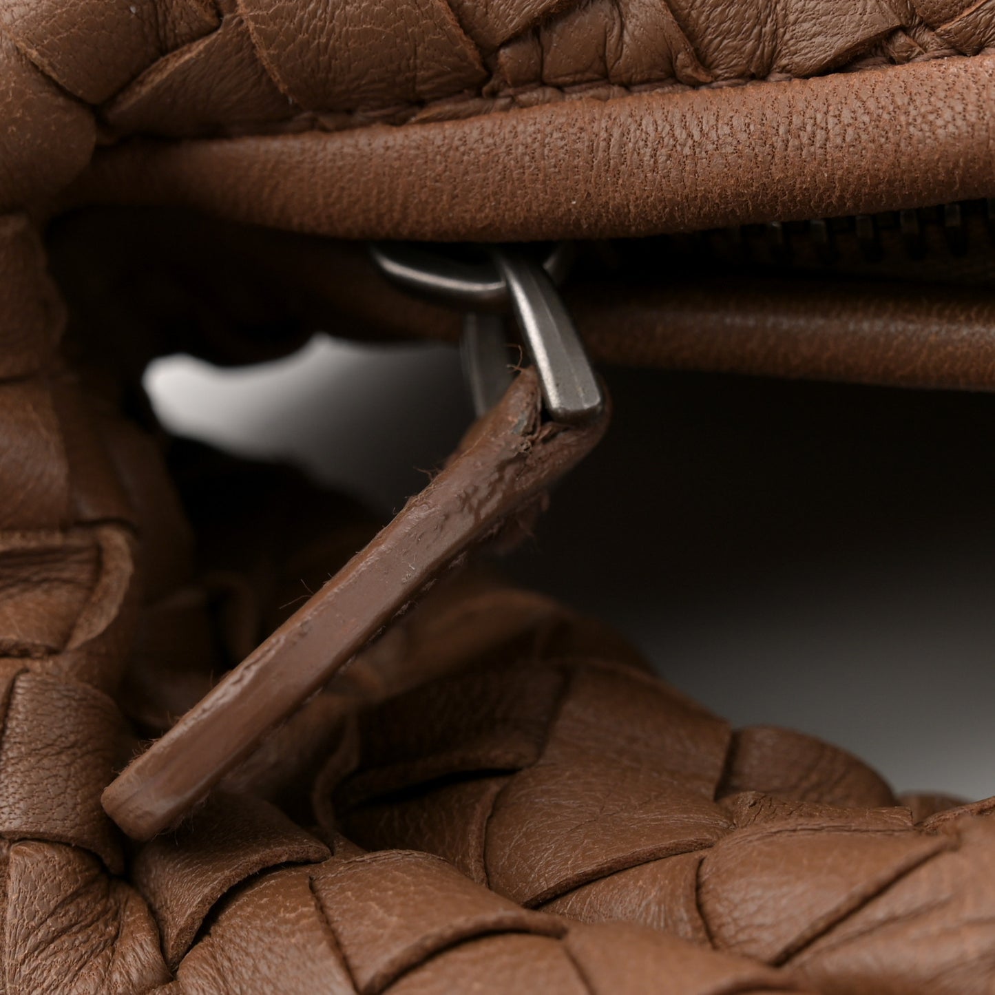 Nappa Intrecciato Large Veneta Hobo Noce