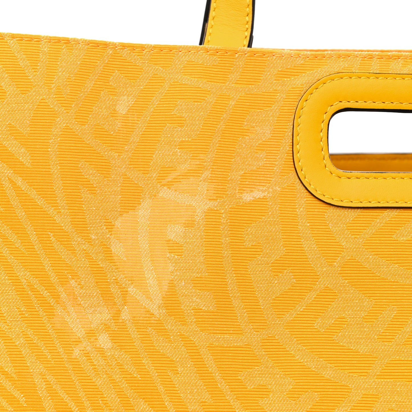 X SARAH COLEMAN Fabric Jacquard Vitello Grace Light FF Vertigo East West Shopper Tote Mimosa