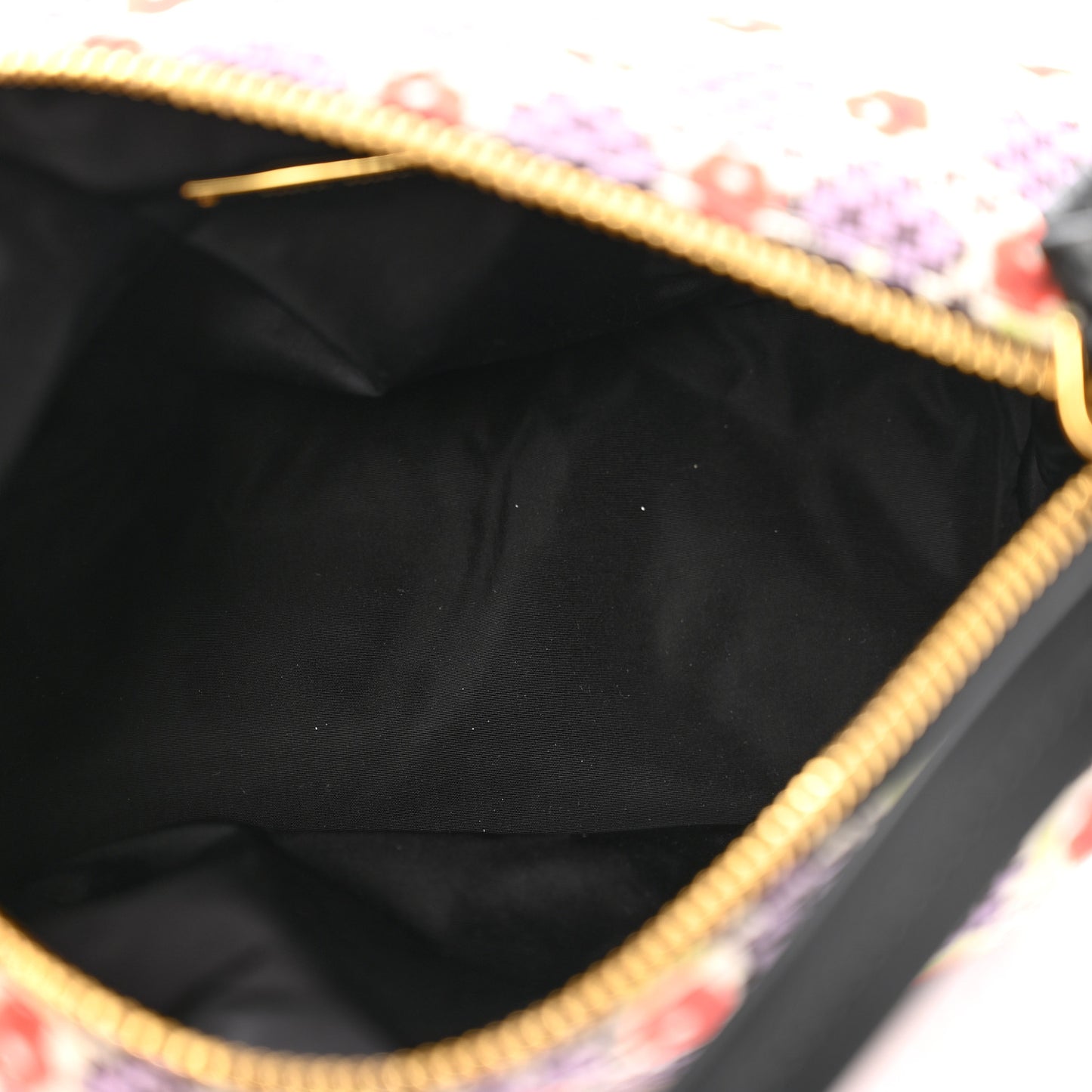 Tessuto Nylon Stampato Mini Spirit Cire Bag Lilla Dis Retro
