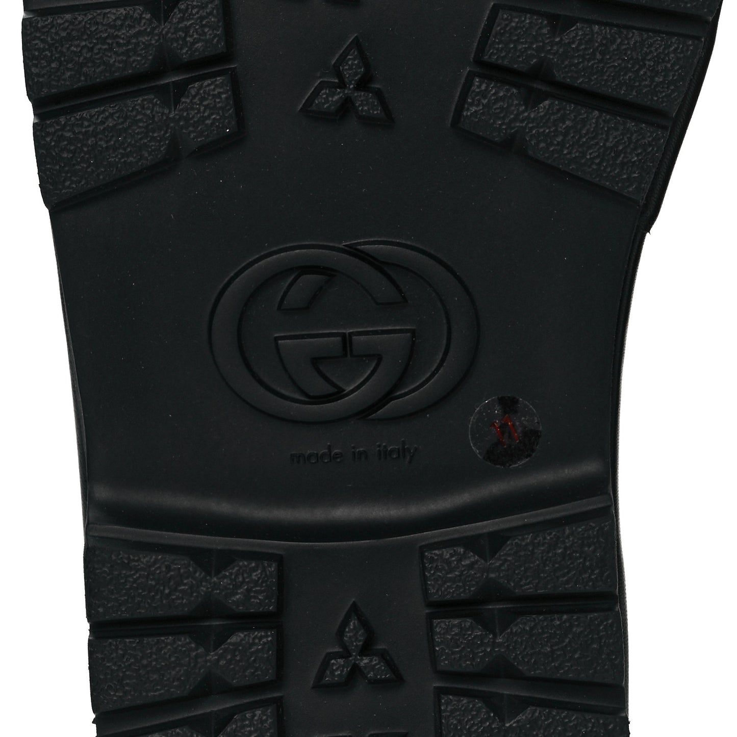 Goatskin Mens Horsebit Lug Sole Slippers 11 Black