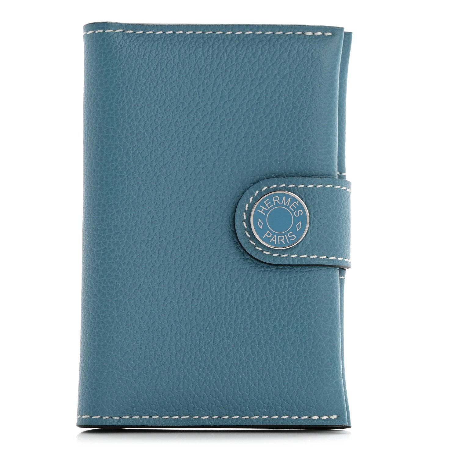 Hermes Evercolor R.M.S Card Holder Blue Jean 1619280 – FASHIONPHILE