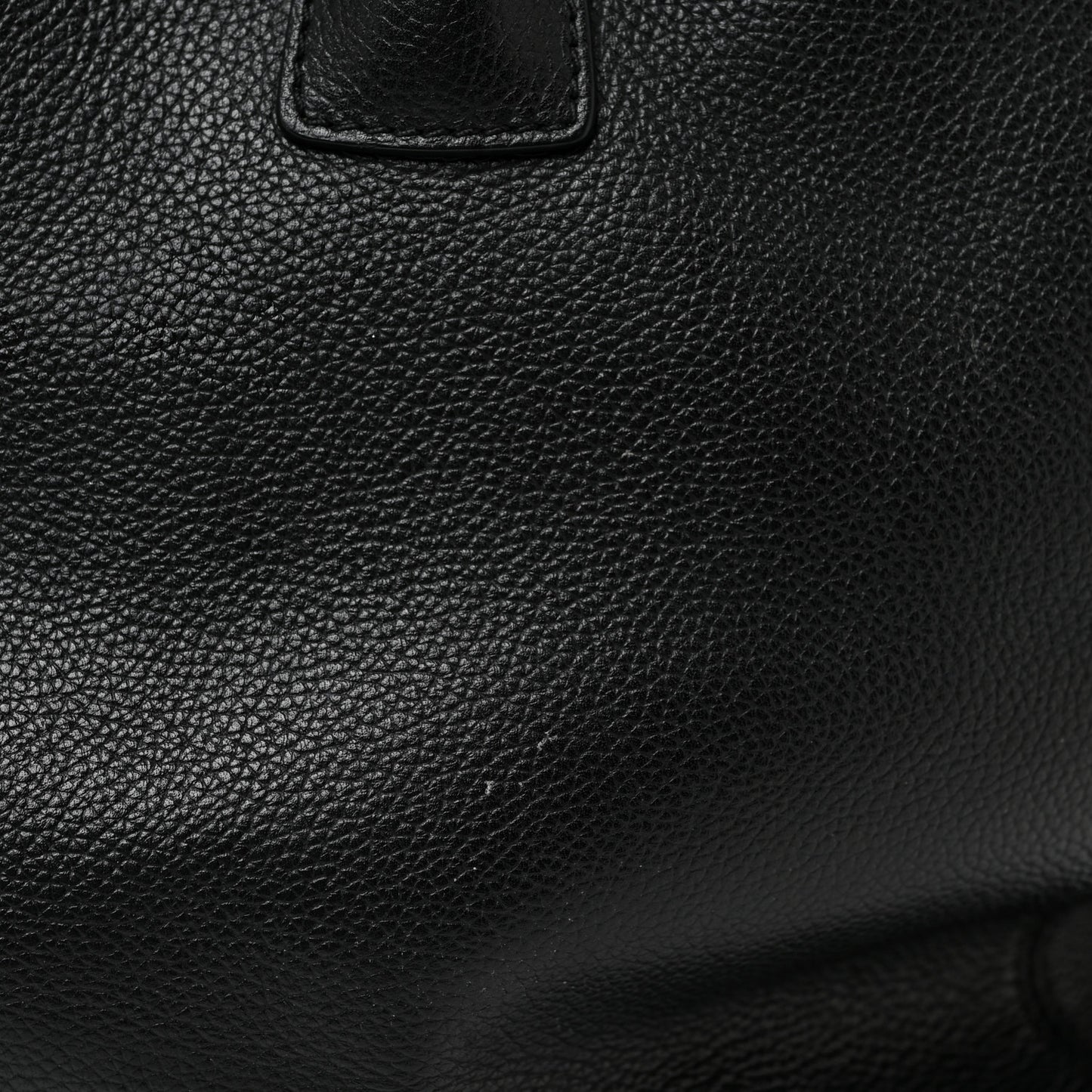 Calfskin Cerf Executive Shopper Tote Black