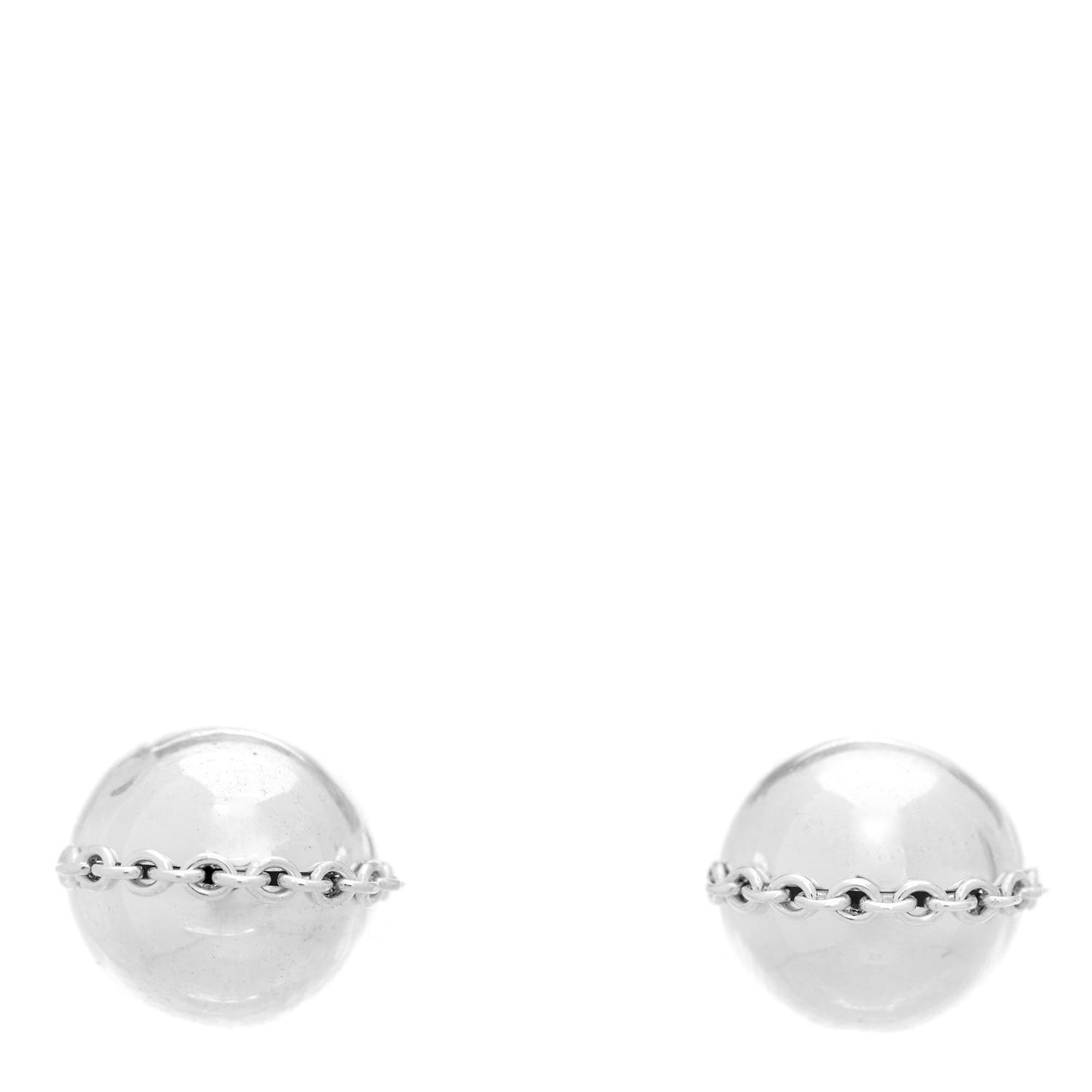 Sterling Silver HardWear Bolt Ball Earrings