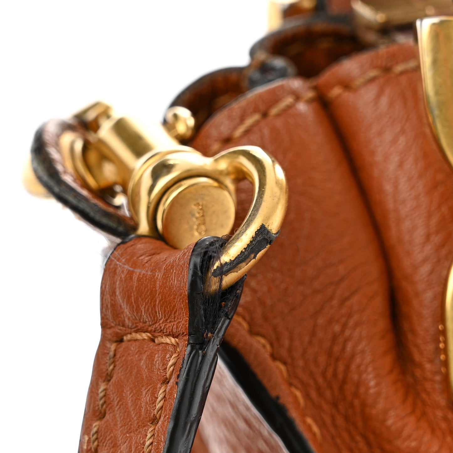 Calfskin Small Marcie Satchel Tan