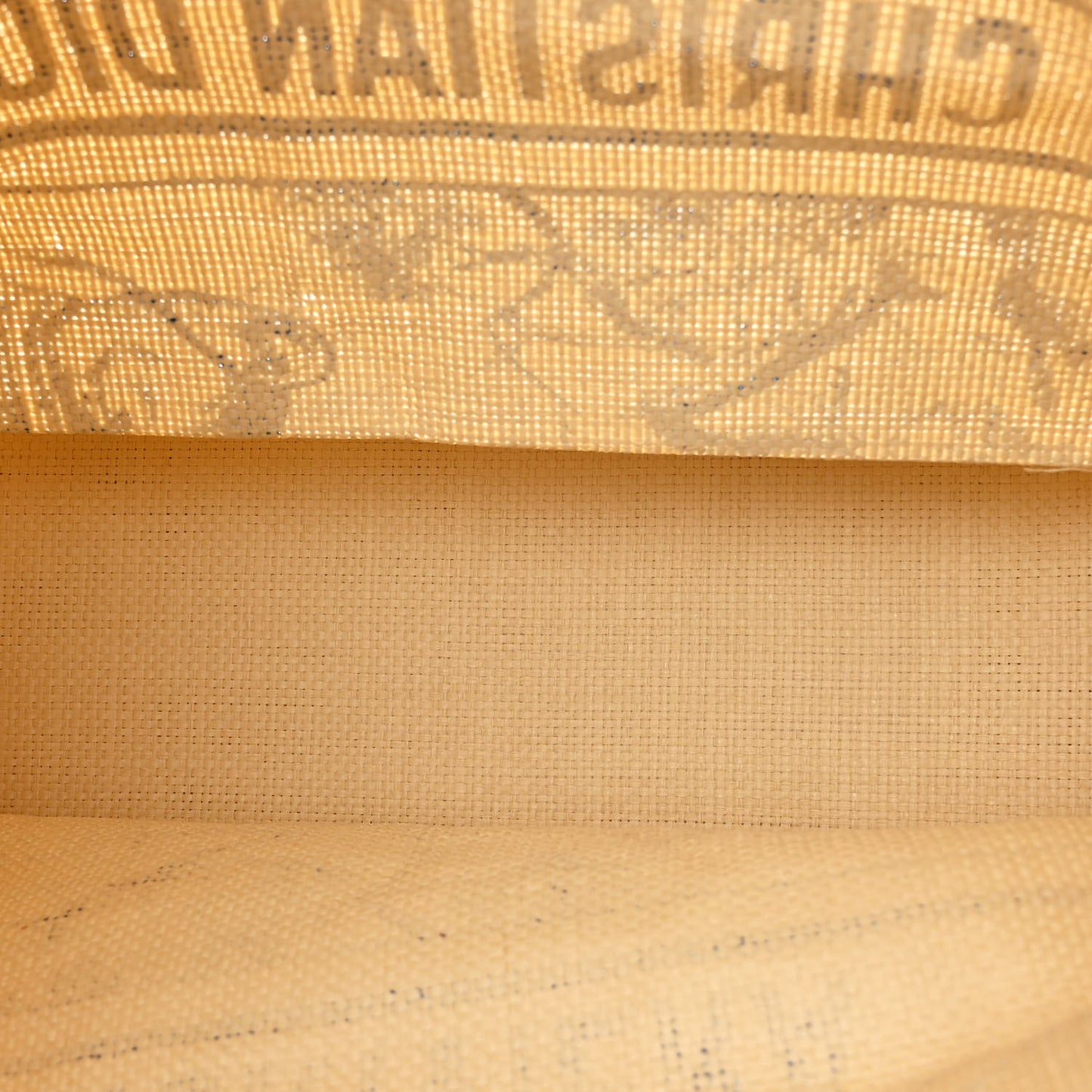 Straw Dioriviera Tote Blue