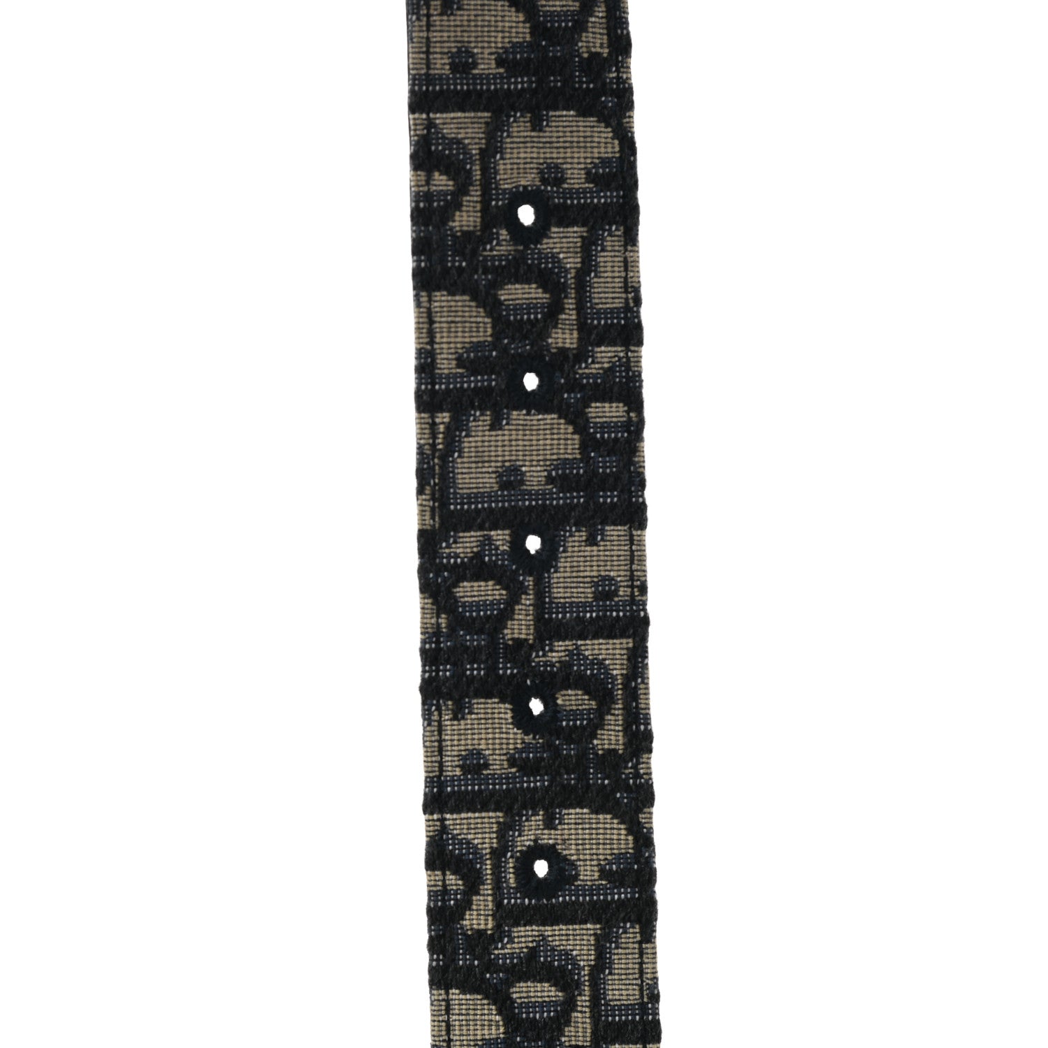 Christian Dior Oblique 35mm Belt 80 Blue Multi 7 of 7