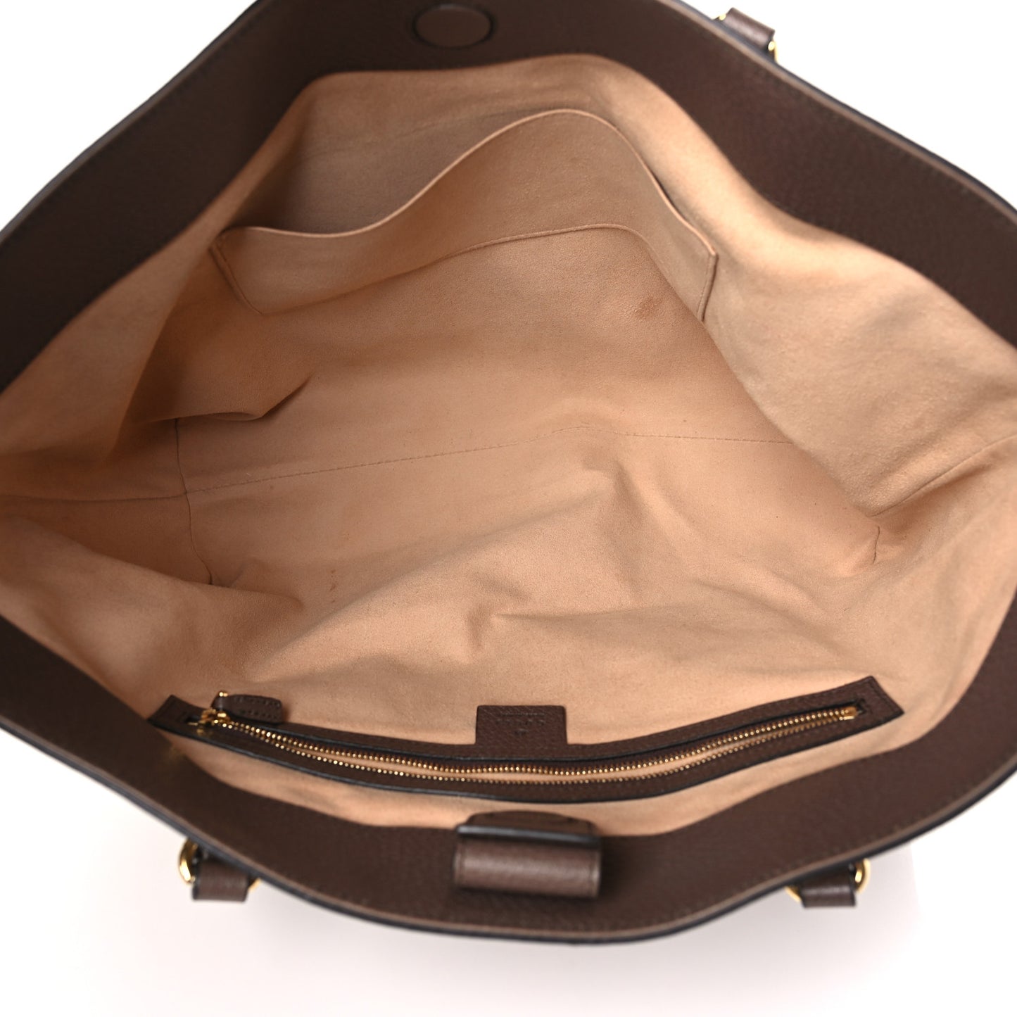 GG Supreme Monogram Medium Ophidia Shopping Tote Brown