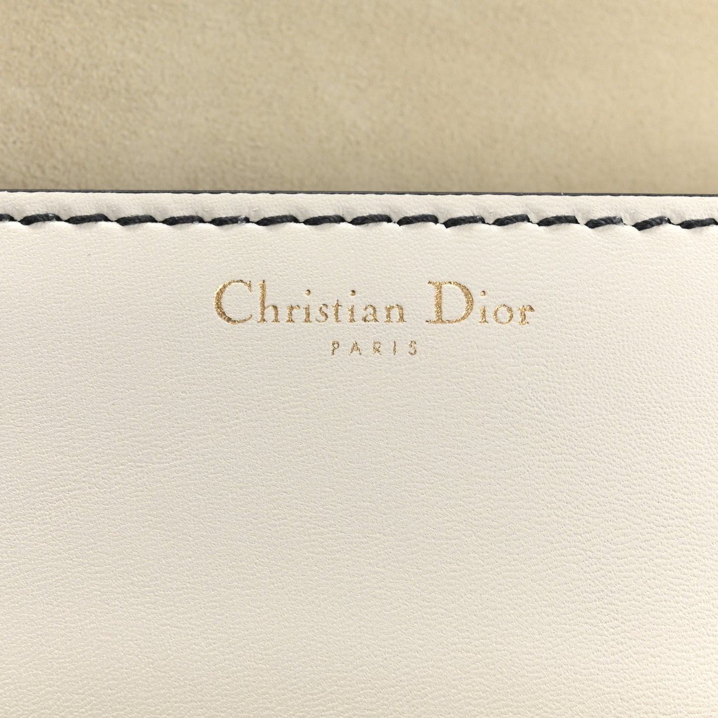 Smooth Calfskin Dio(r)evolution Flap Clutch White