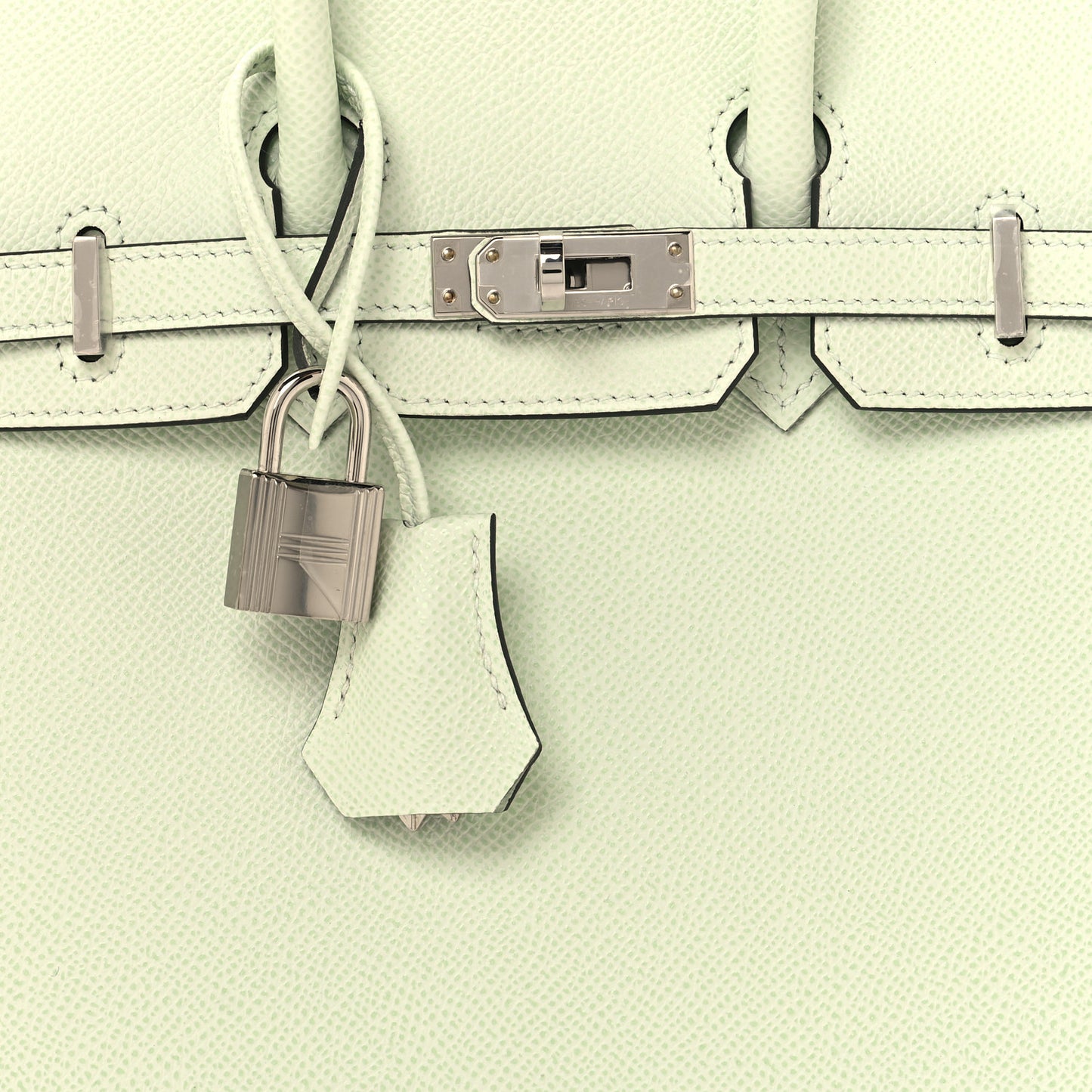 Epsom Birkin Sellier 25 Vert Fizz