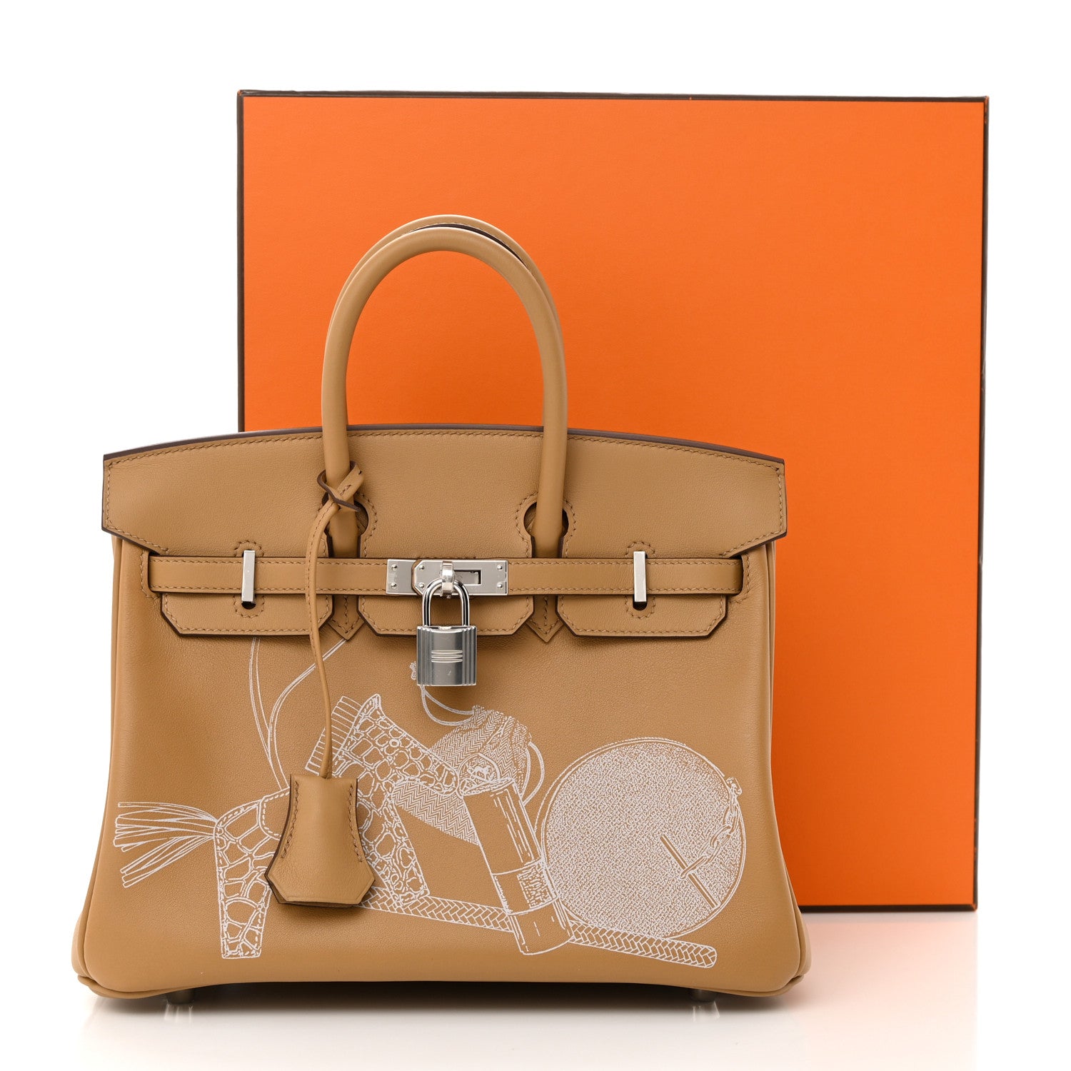 Hermes Swift In & Out Birkin 25 Biscuit 12 of 12