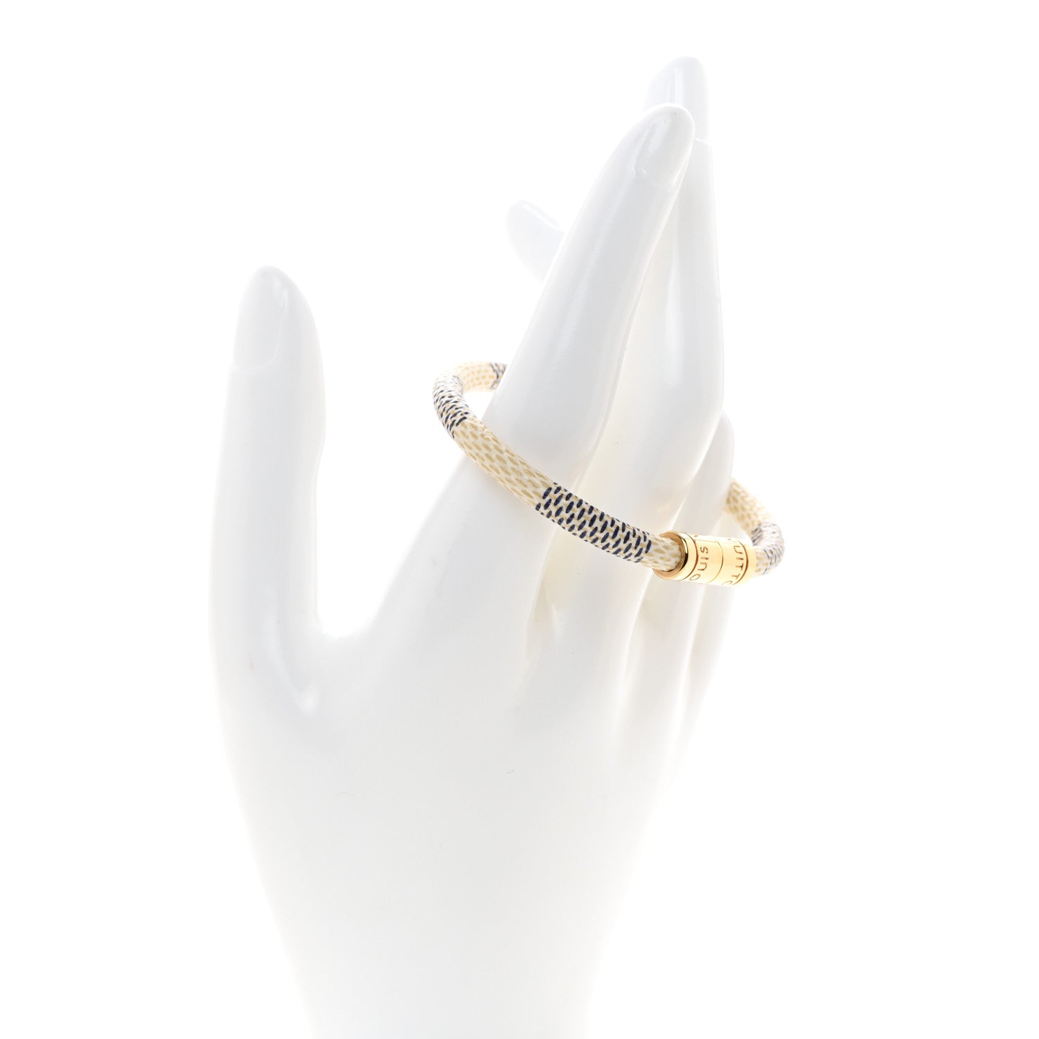 Louis Vuitton Damier Azur Keep It Bracelet 17 2 of 4