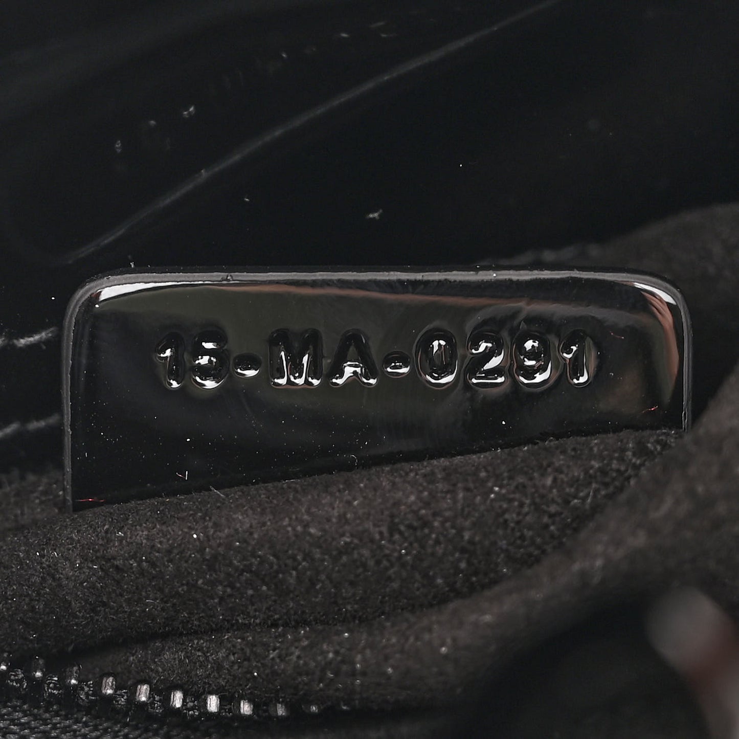 Ultraglossy Patent Cannage Small Lady Dior Black