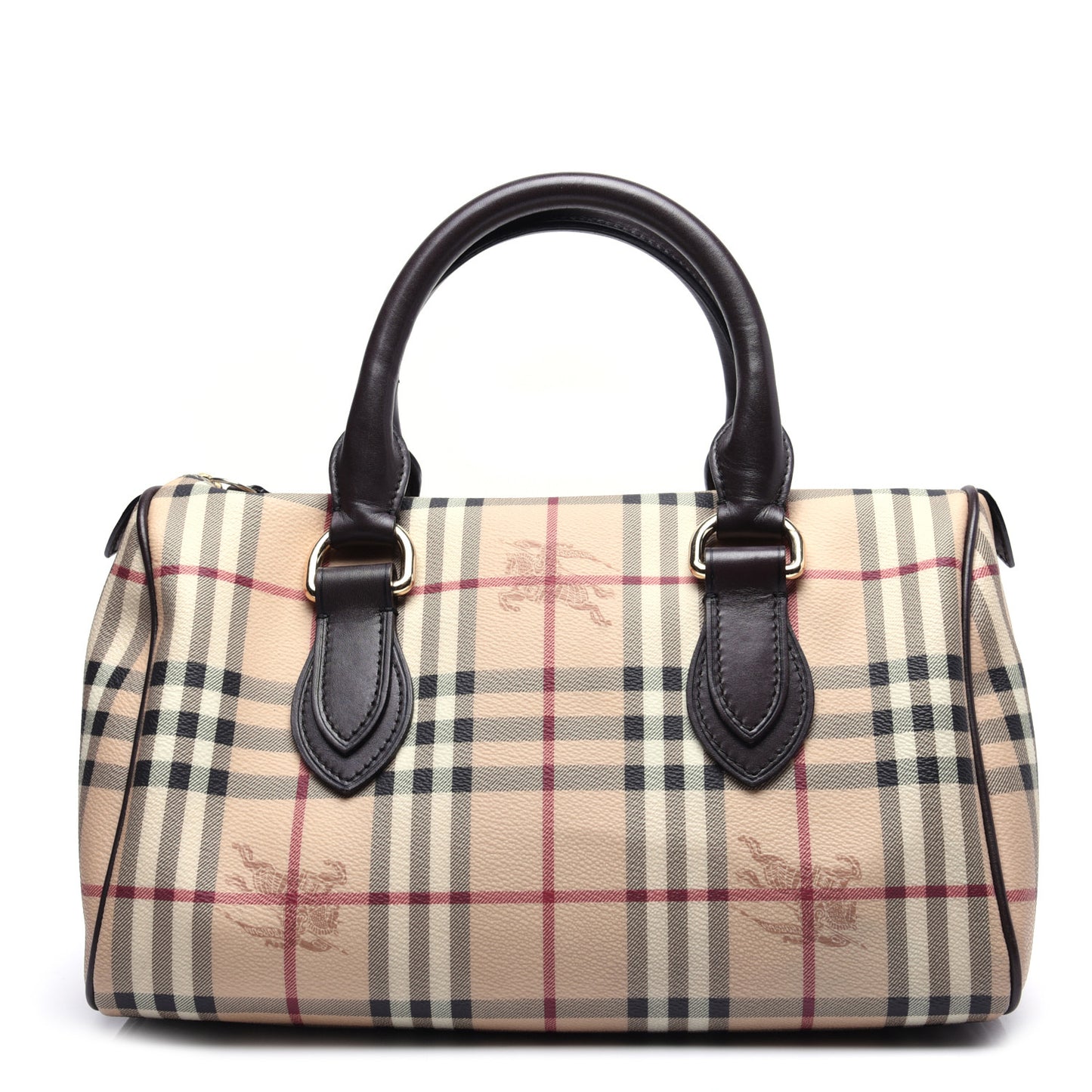Haymarket Check Small Chester Bowling Bag Chocolate