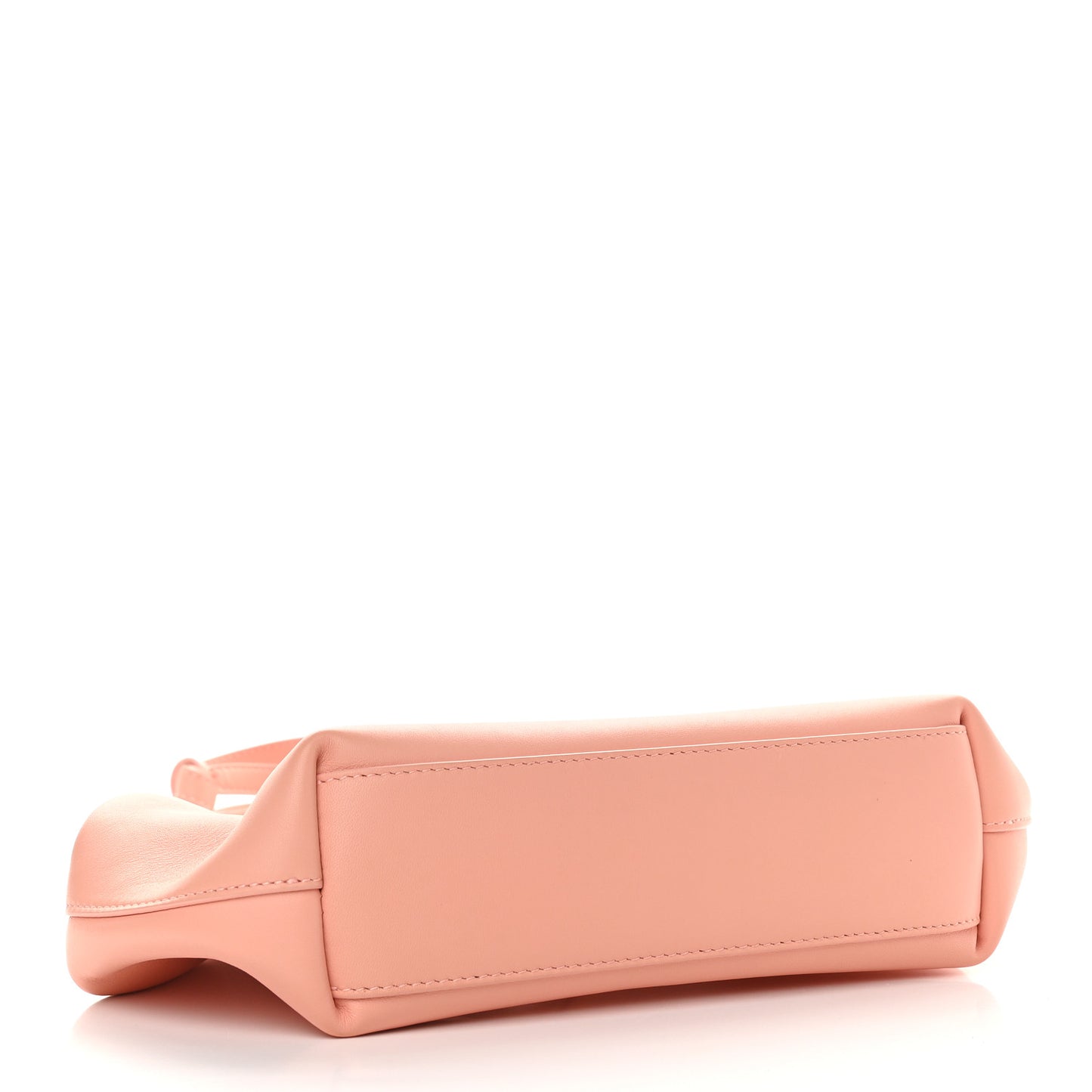 Calfskin Small The Point Triangle Bag Peachy