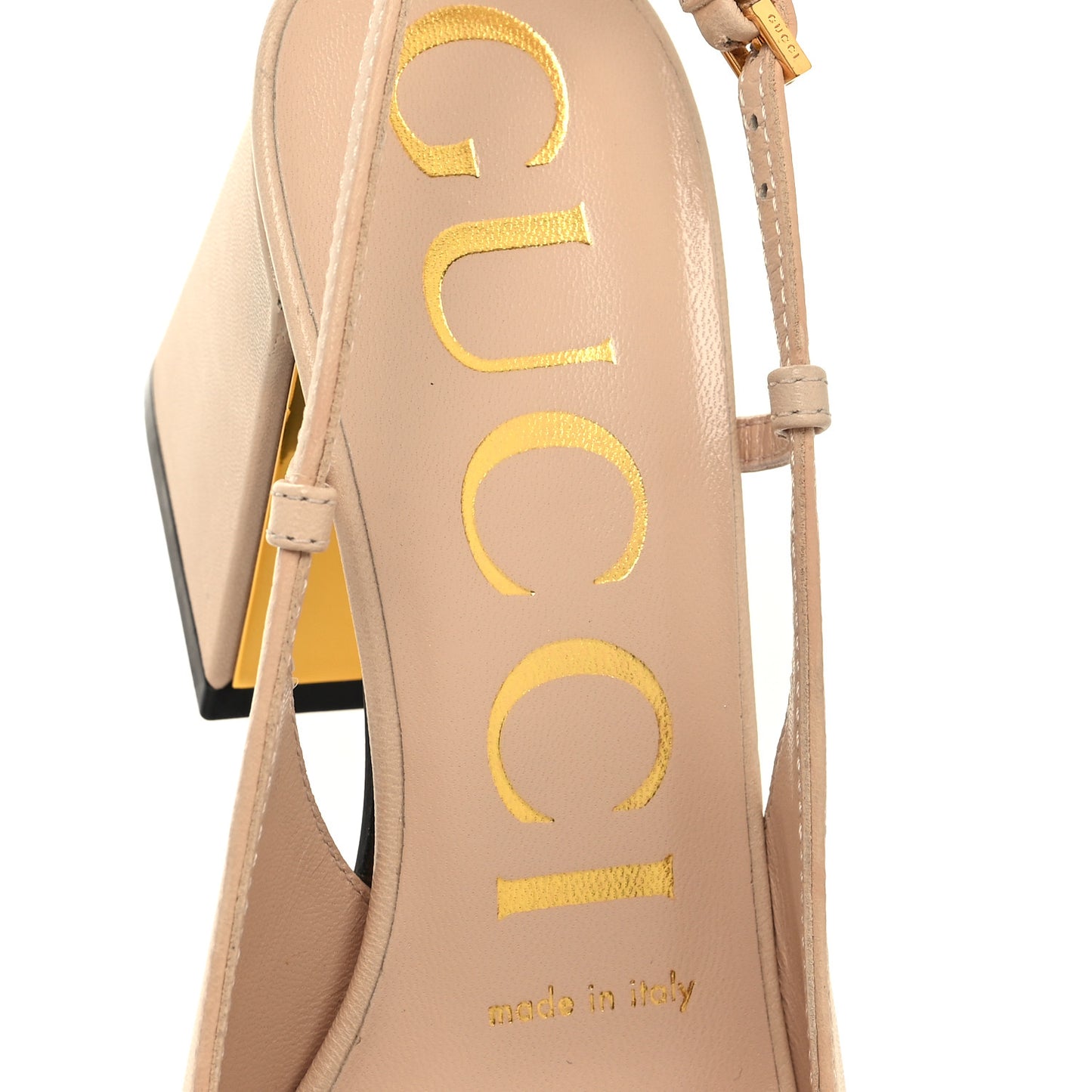 Malaga Kid Horsebit 75mm Slingback Pumps 35.5 Skin Rose
