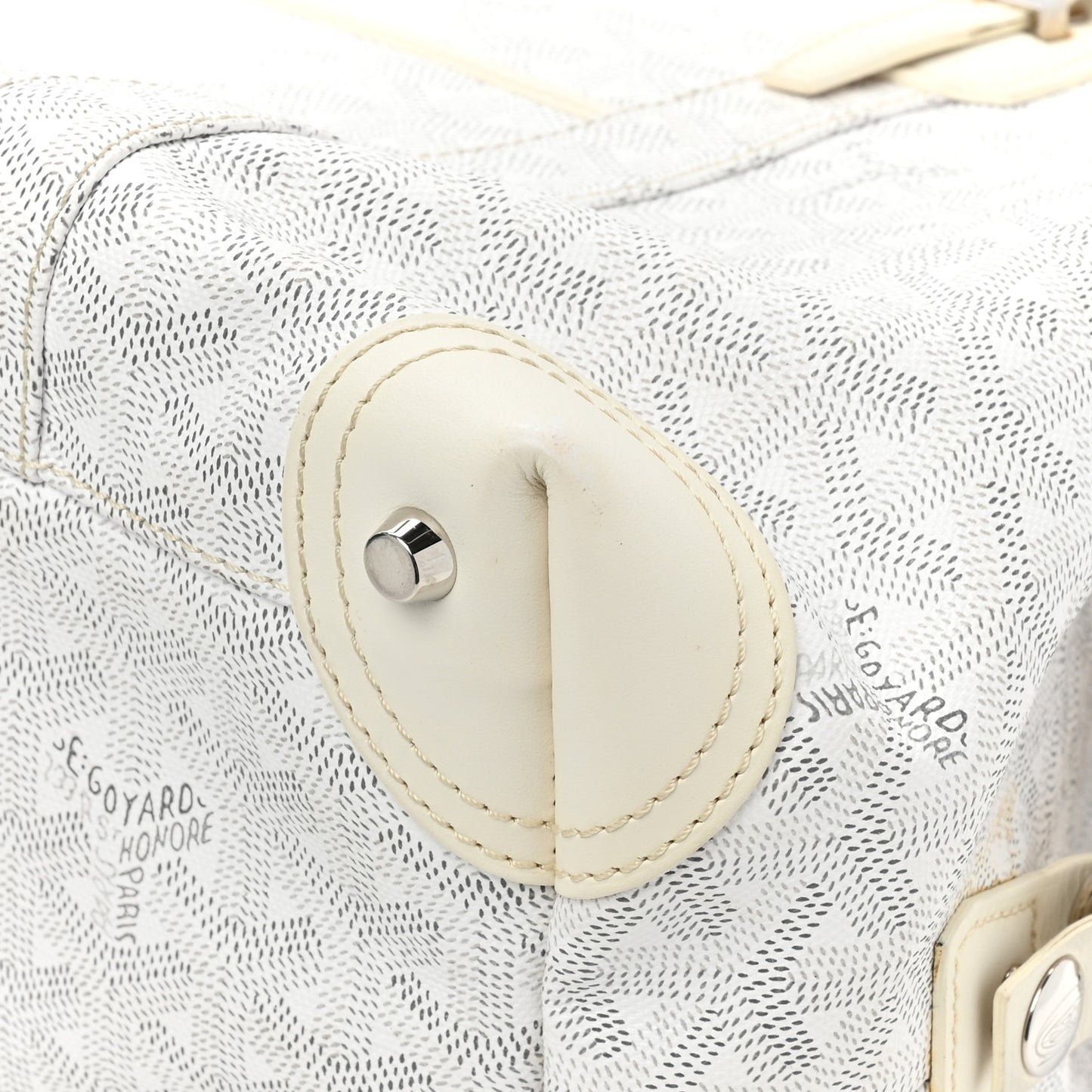 Goyardine Boeing 30 White
