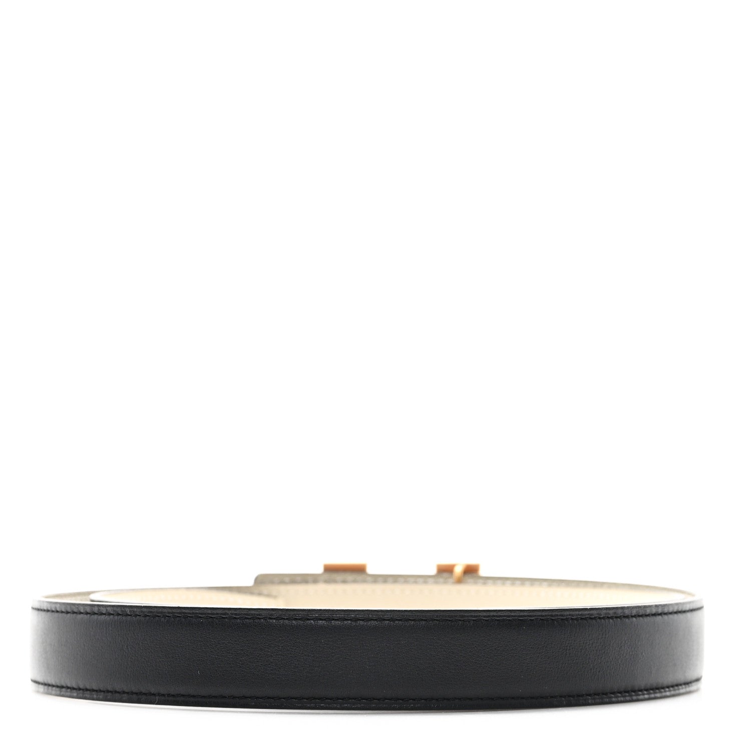 Hermes Swift Epsom 24mm H Belt 90 Black Nata 2 of 6
