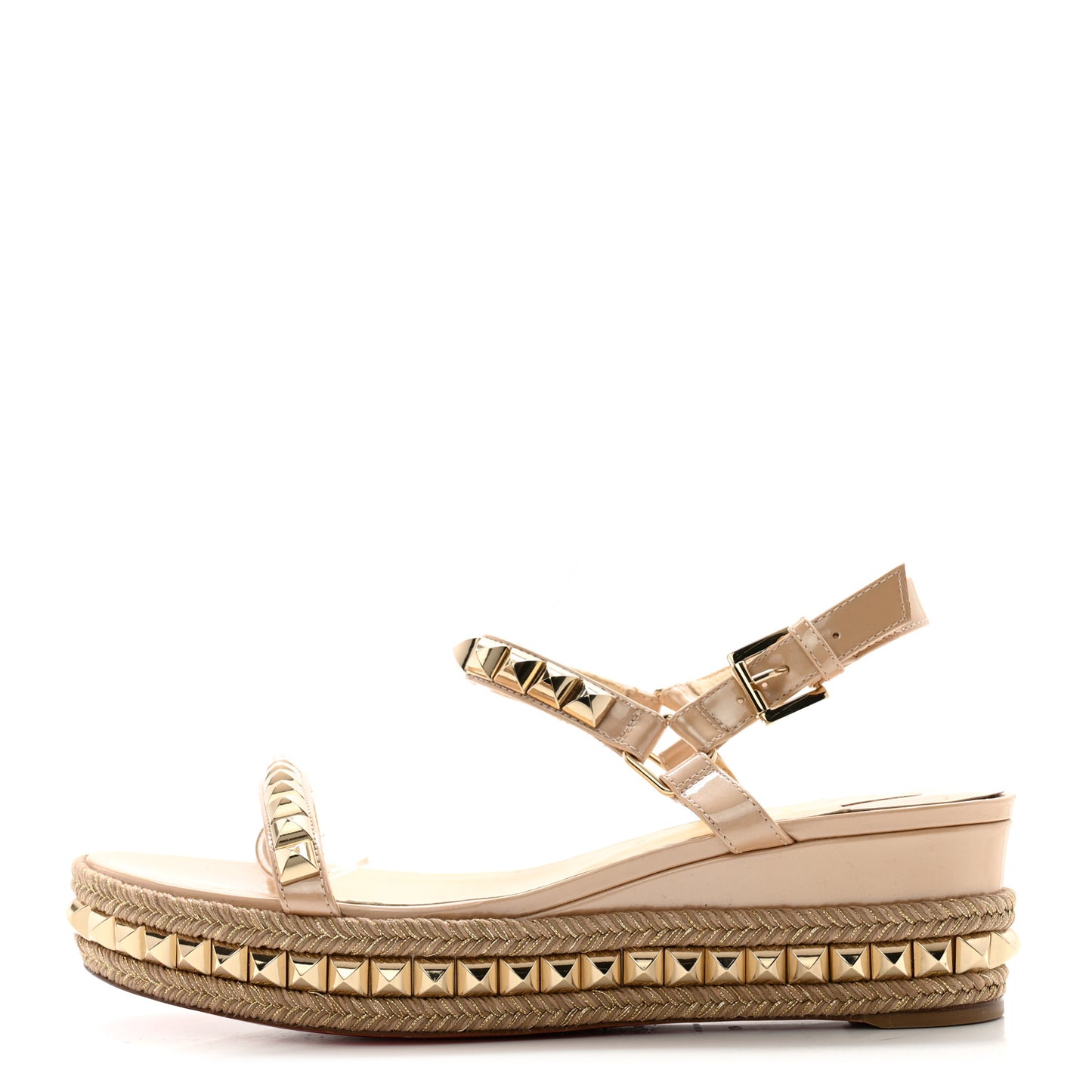 Specchio Vintage Cataclou 60 Platform Sandals 40 Platine Light Gold