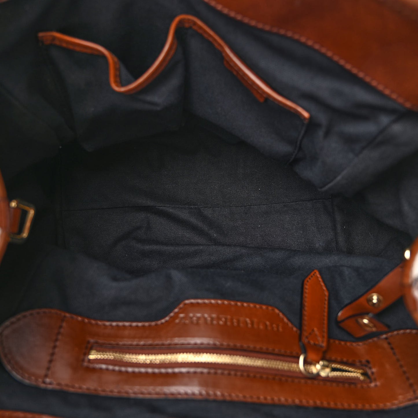 House Check Small Canterbury Tote Dark Tan