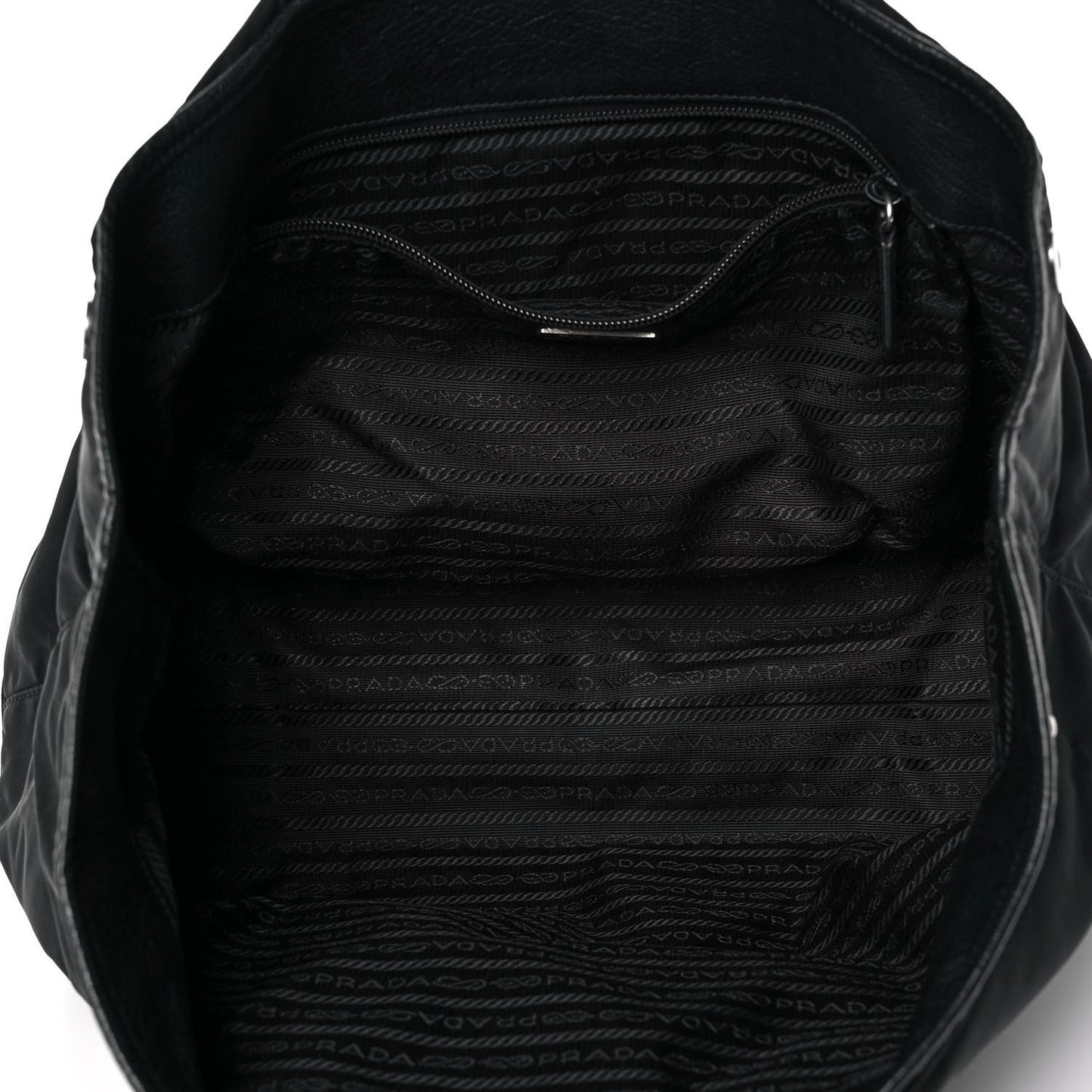 Tessuto Nylon Soft Calf Tote Black
