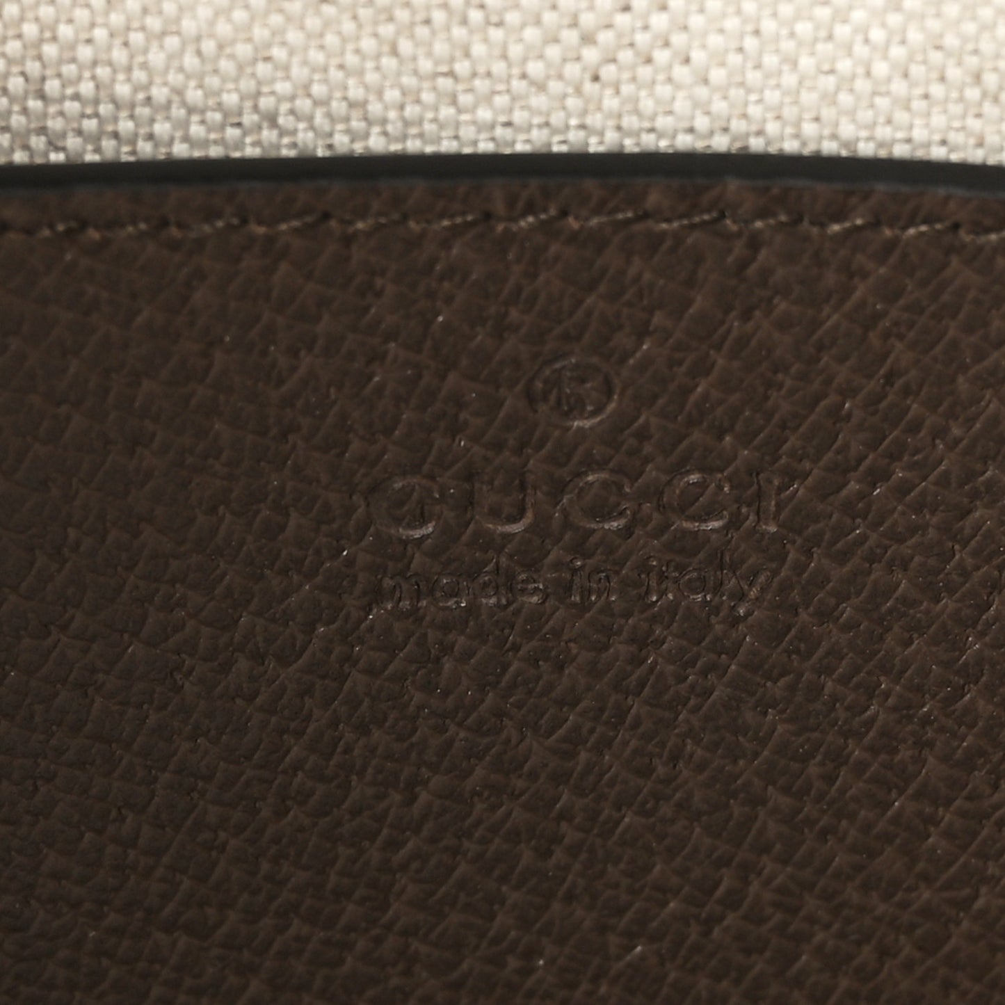 Monogram Jumbo GG Textured Dollar Calfskin Web Small Ophidia Dome Shoulder Bag Camel Ebony New Acero
