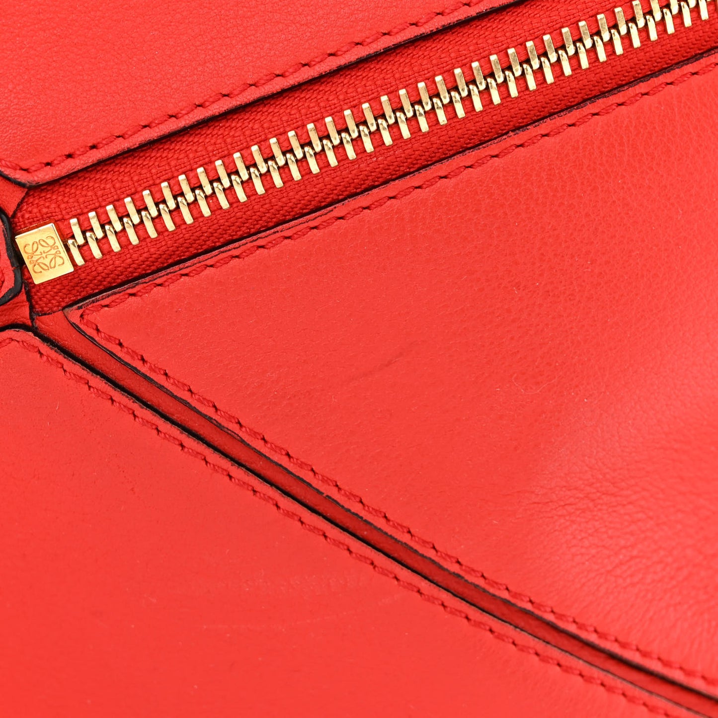 Calfskin Medium Puzzle Bag Scarlet