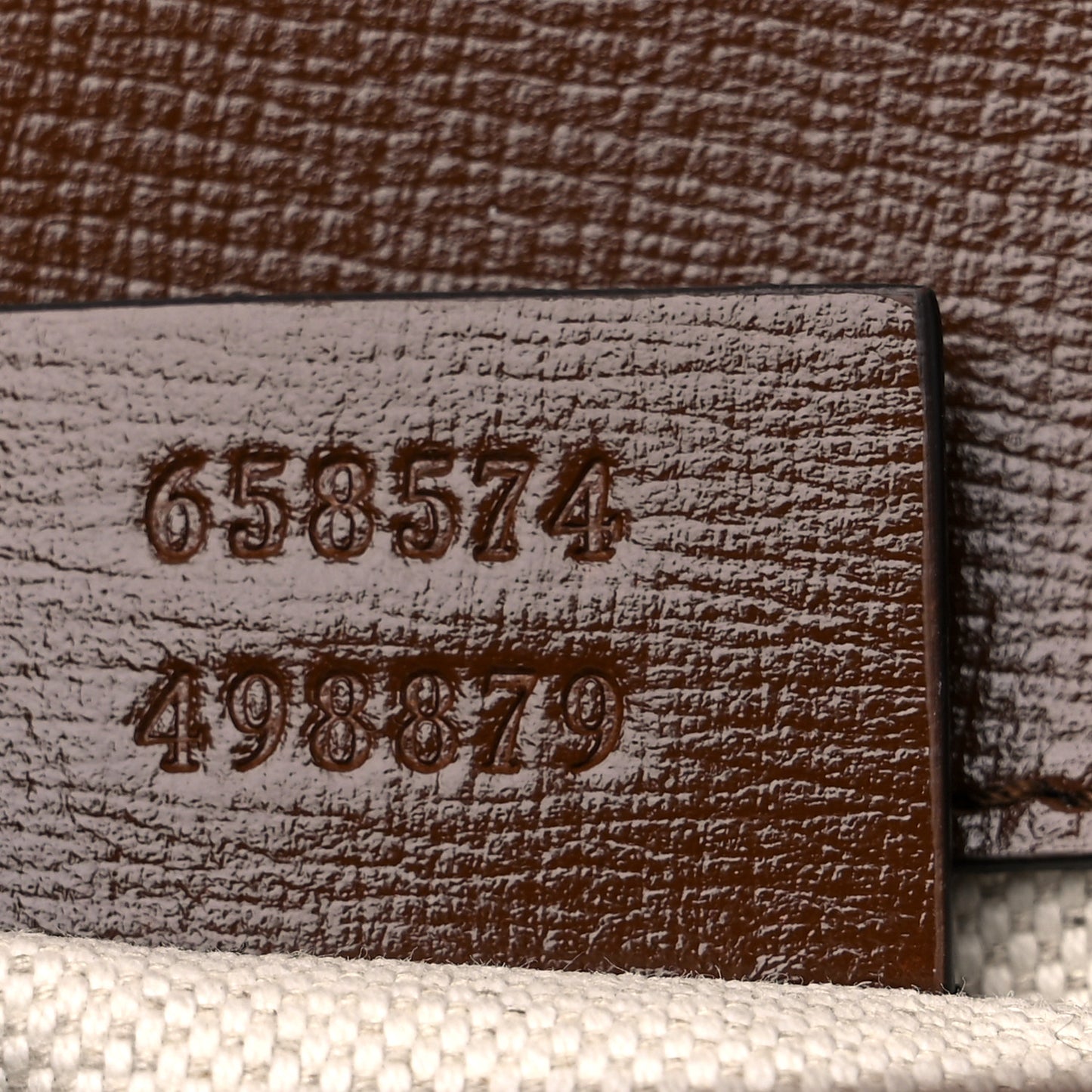 GG Supreme Monogram Web Mini Horsebit 1955 Shoulder Bag Beige Brown Sugar