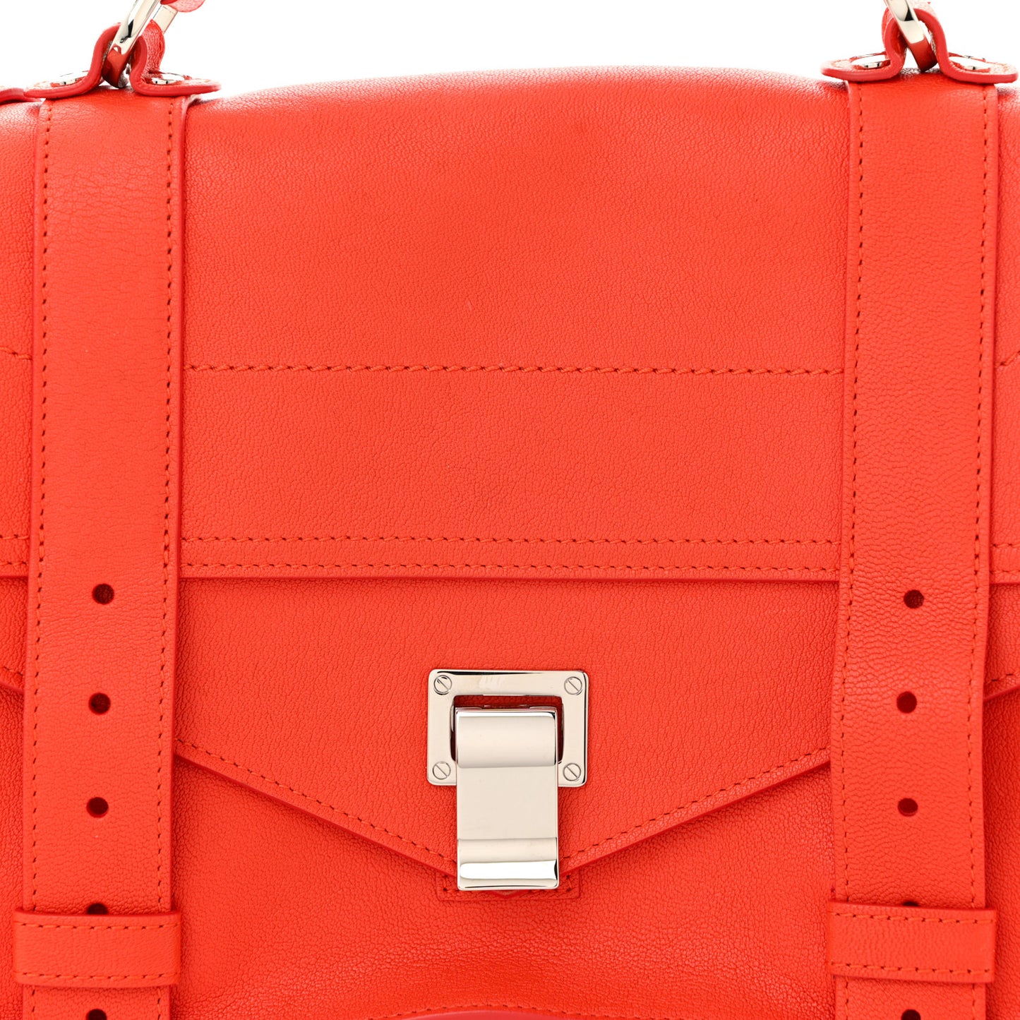 Lambskin Medium PS1 Satchel Orange