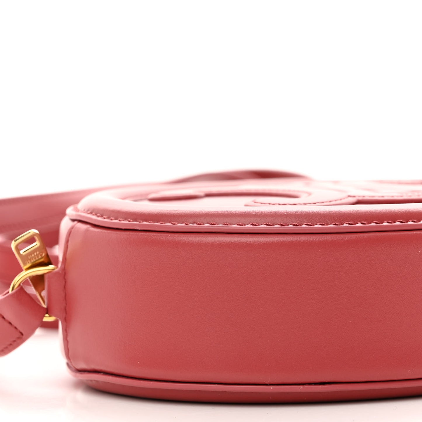 Smooth Calfskin Cuir Small Triomphe Oval Purse Crossbody Lipstick