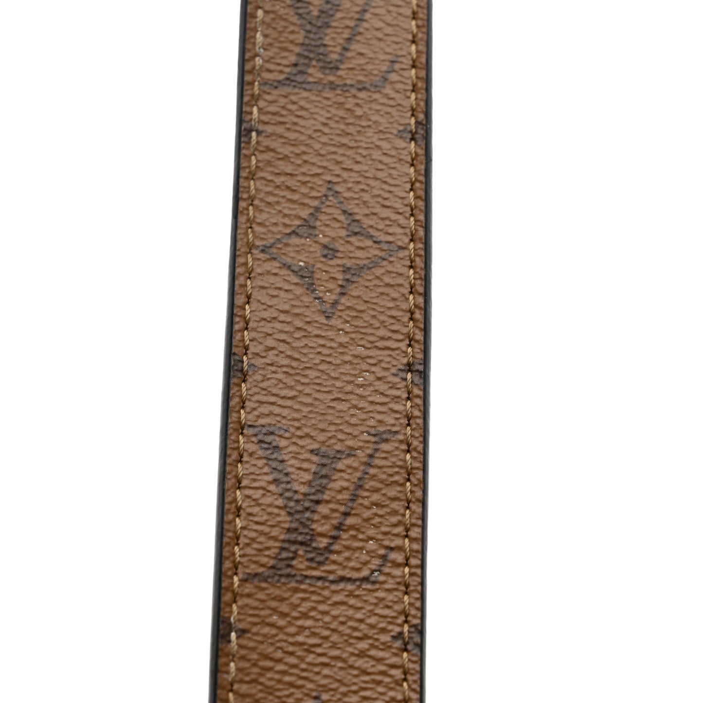 Reverse Monogram Bandouliere Shoulder Strap XL Black