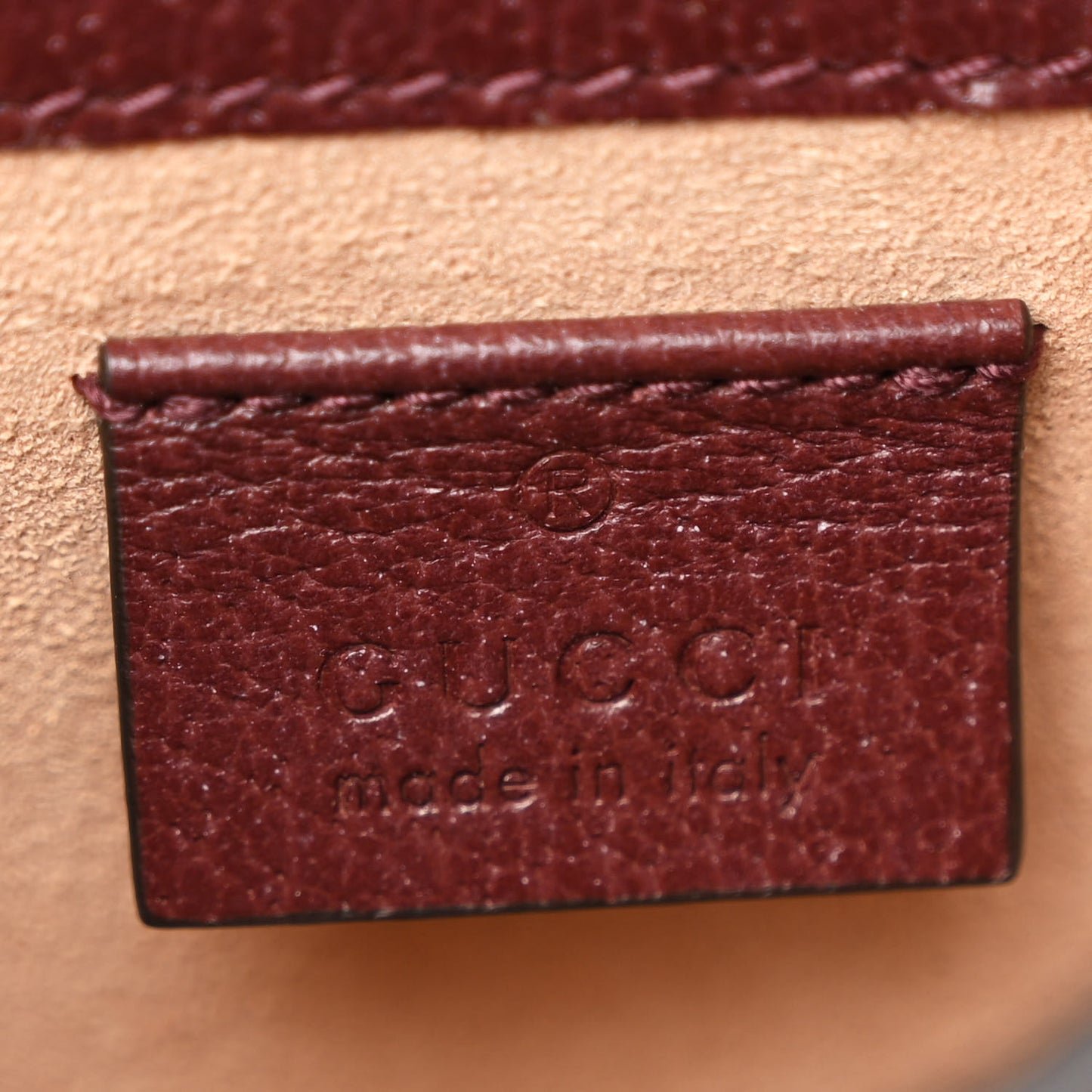 Monogram Textured Dollar Calfskin Mini Horsebit 1955 Crossbody Bag Sahara Rubino Chardonnay