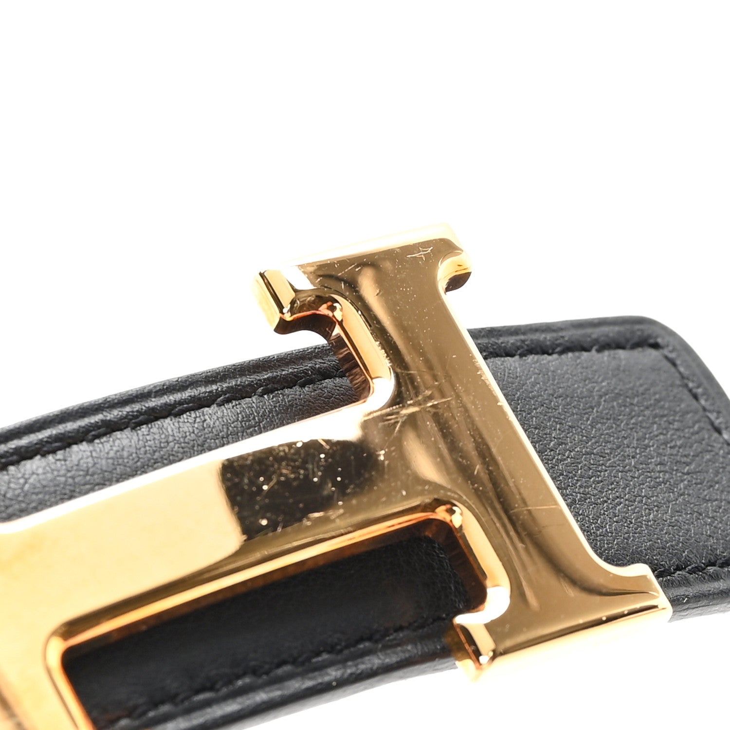 Hermes Swift Epsom 24mm H Belt 90 Black Nata 5 of 6