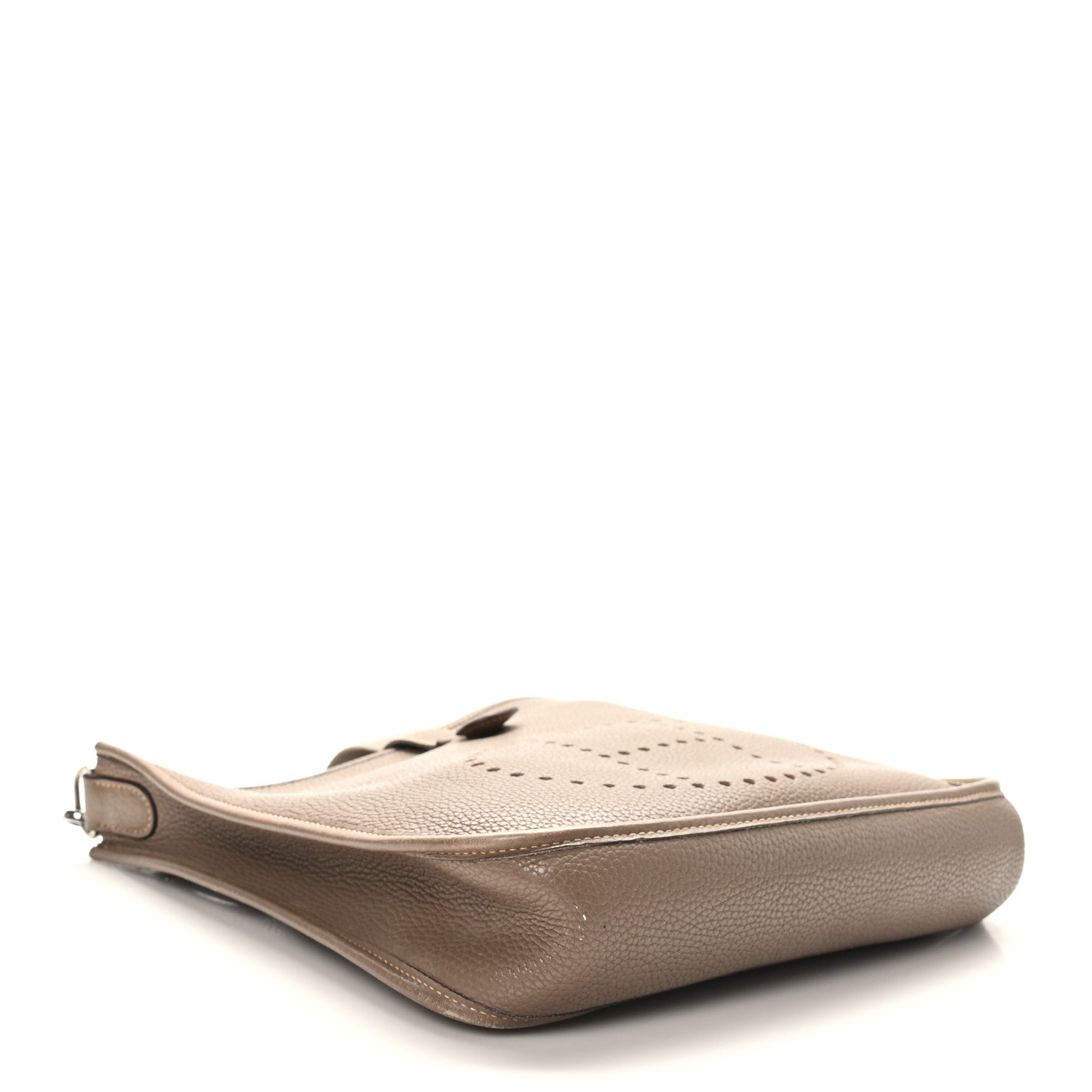 Hermes Taurillon Clemence Evelyne PM Etoupe 4 of 9