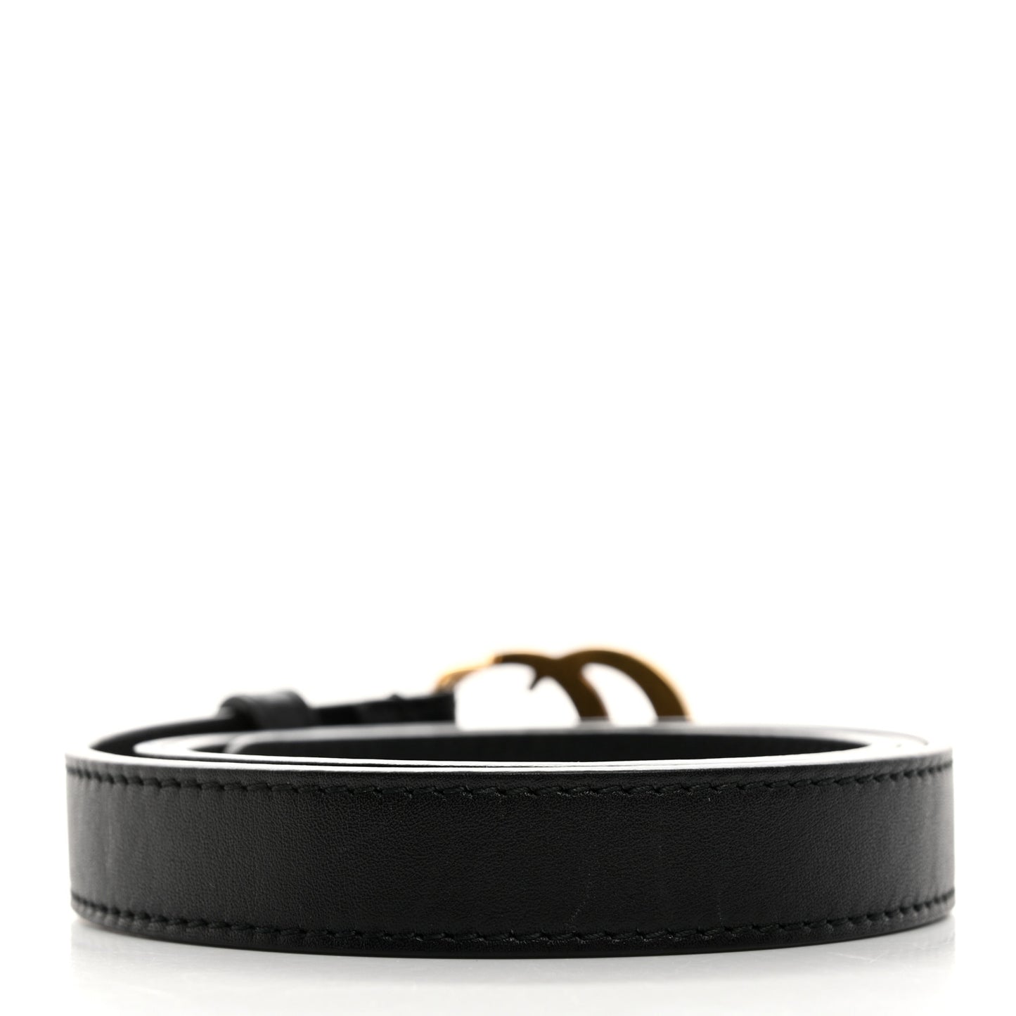 Calfskin Double G 20mm Belt 80 32 Black