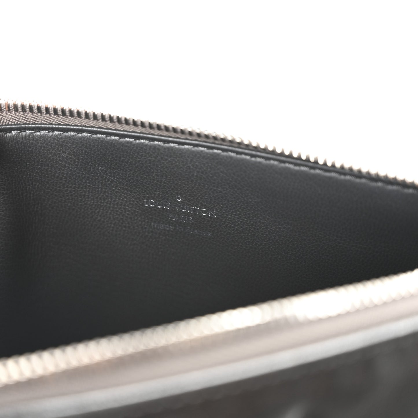 Lambskin Embossed Monogram Coussin PM Anthracite