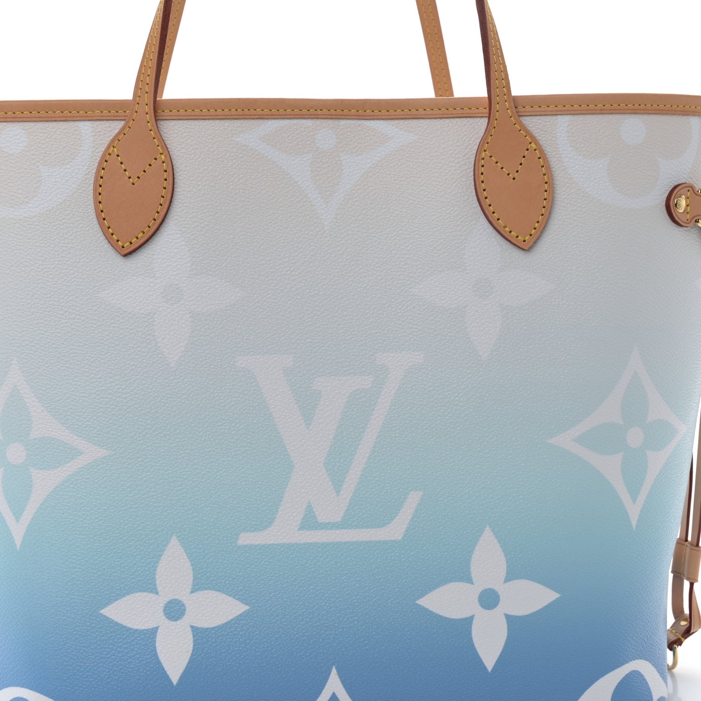 Monogram Giant By The Pool Neverfull MM Blue