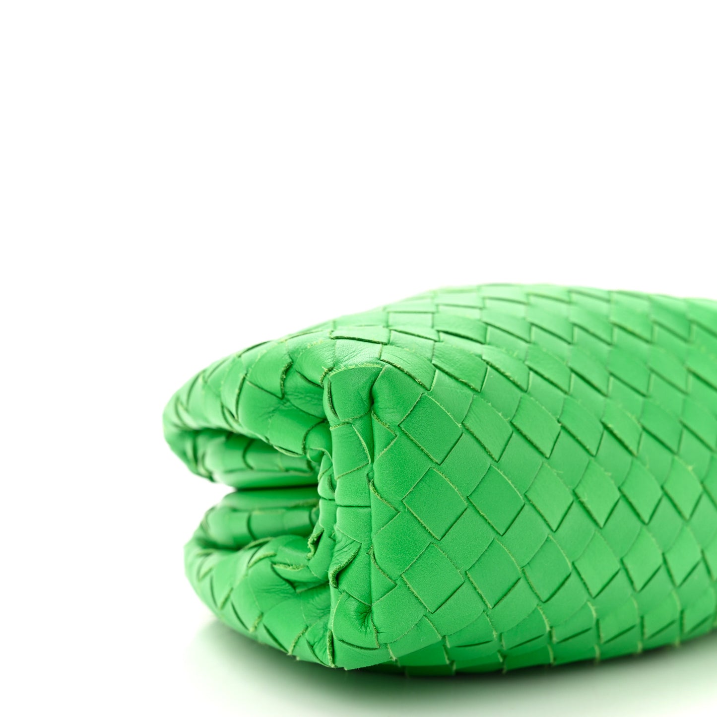 Nappa Intrecciato The Mini Pouch Clutch Parakeet