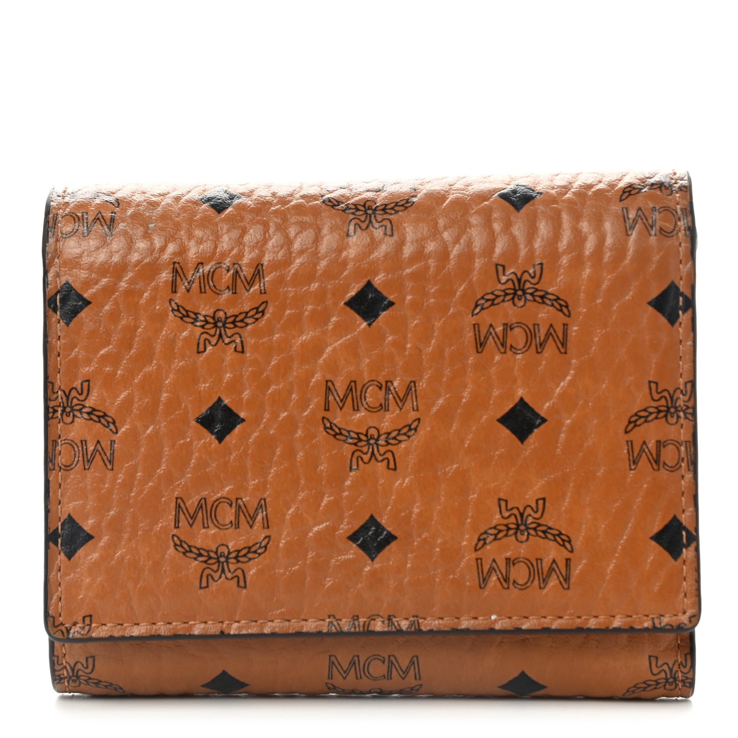 Visetos Trifold Wallet Cognac
