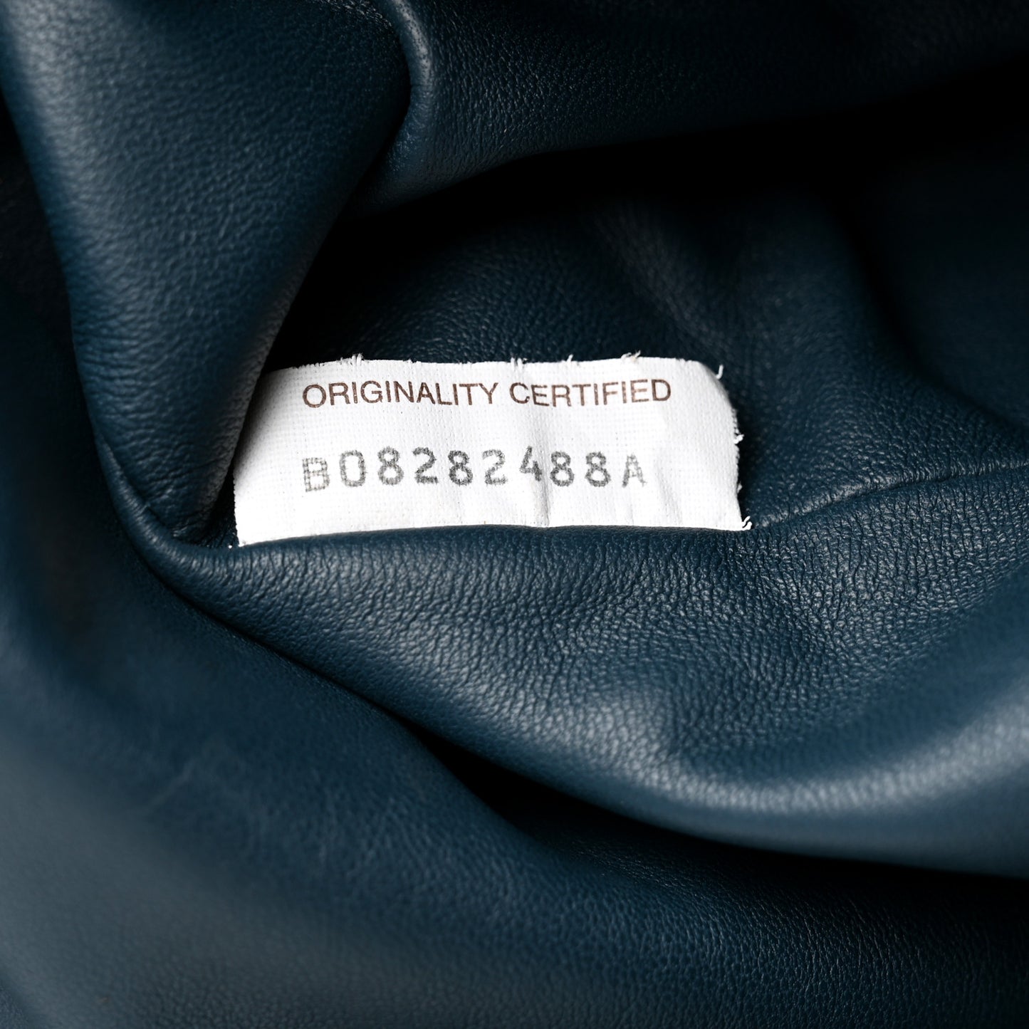 Nappa Maxi Intrecciato The Pouch Oversized Clutch Deep Blue