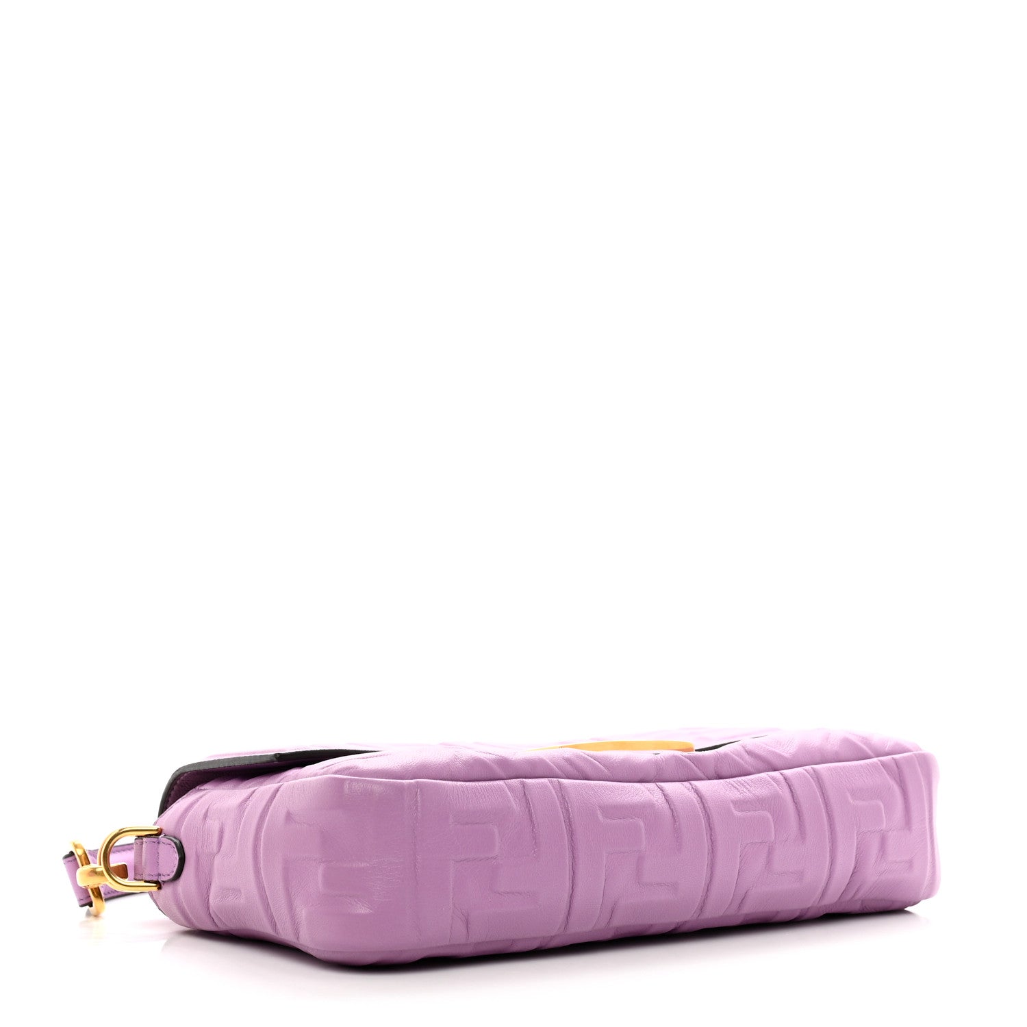 Fendi Nappa FF 1974 Embossed Baguette Agapanto 4 of 8