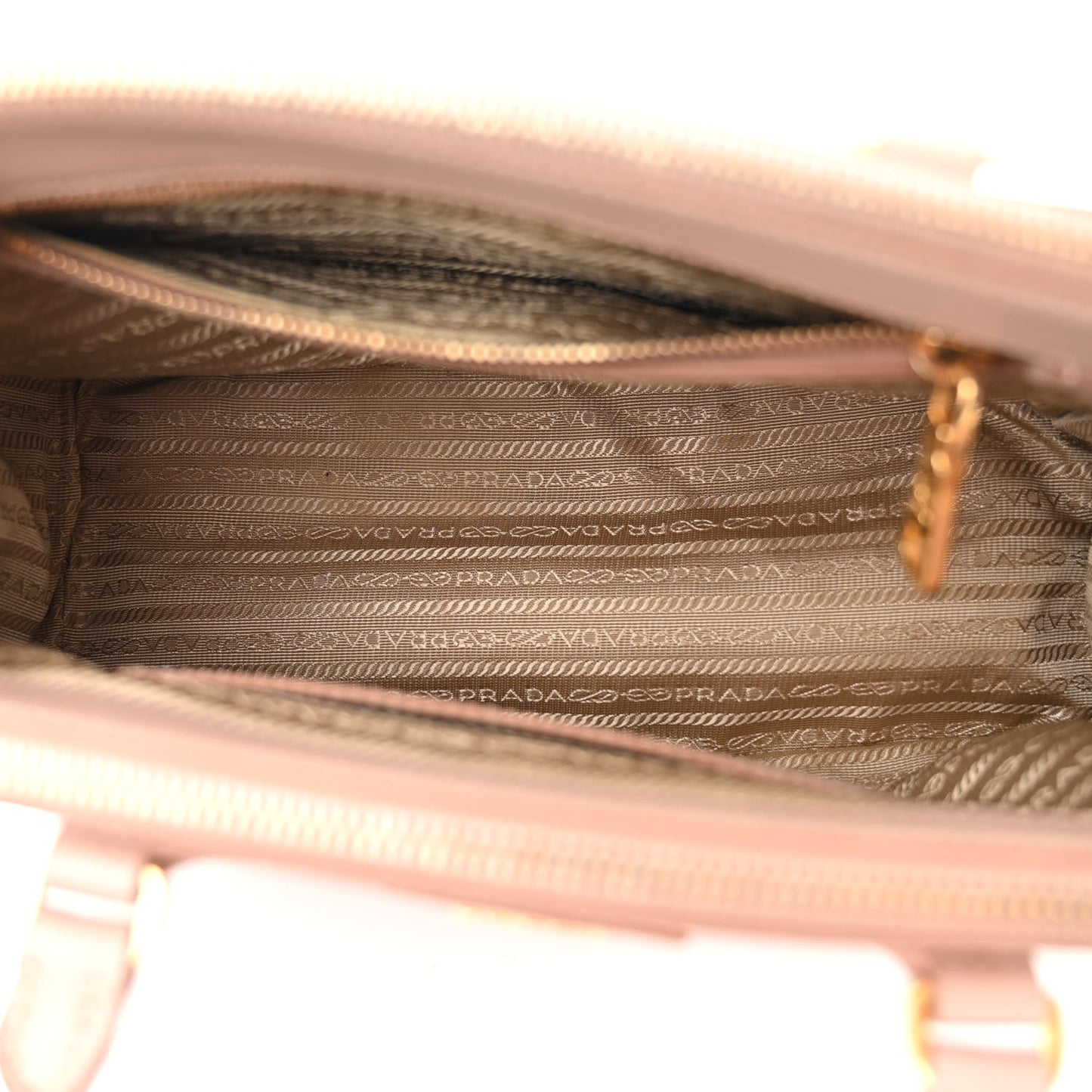 Saffiano Small Galleria Double Zip Tote Cammeo